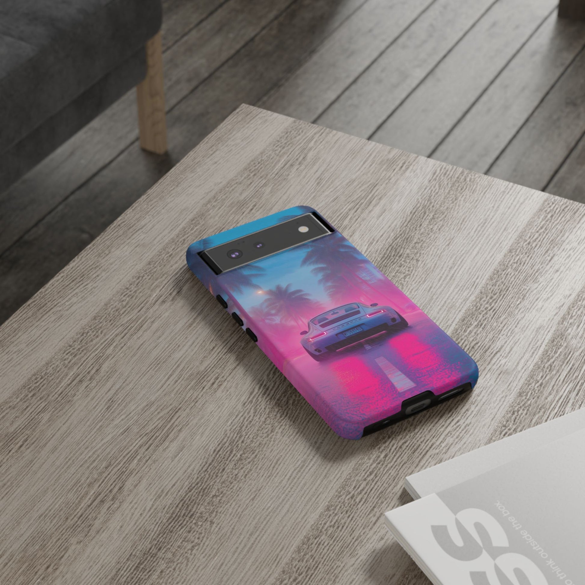 Miami Vice Porsche Phone Case for iPhone, Samsung Galaxy, & Pixel Phones