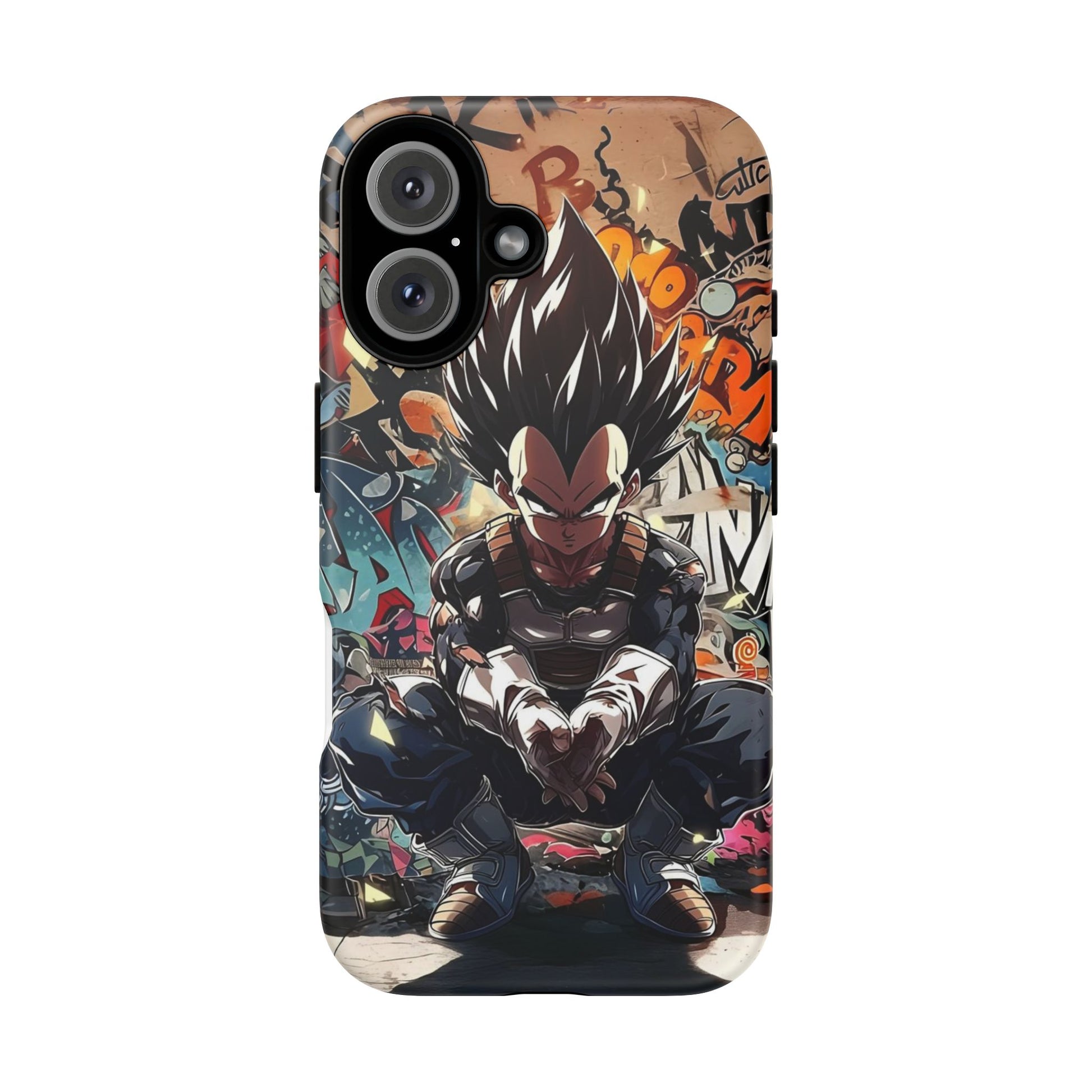 Anime Vegeta Dragon ball Z Tough Cases for iPhones, Samsung, and Pixel