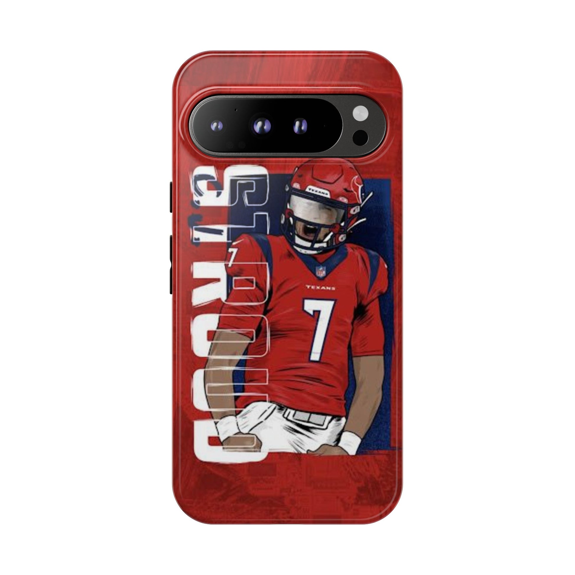 Houston Texans Football CJ Stroud Tough Cases for iPhones, Samsung, and Pixel