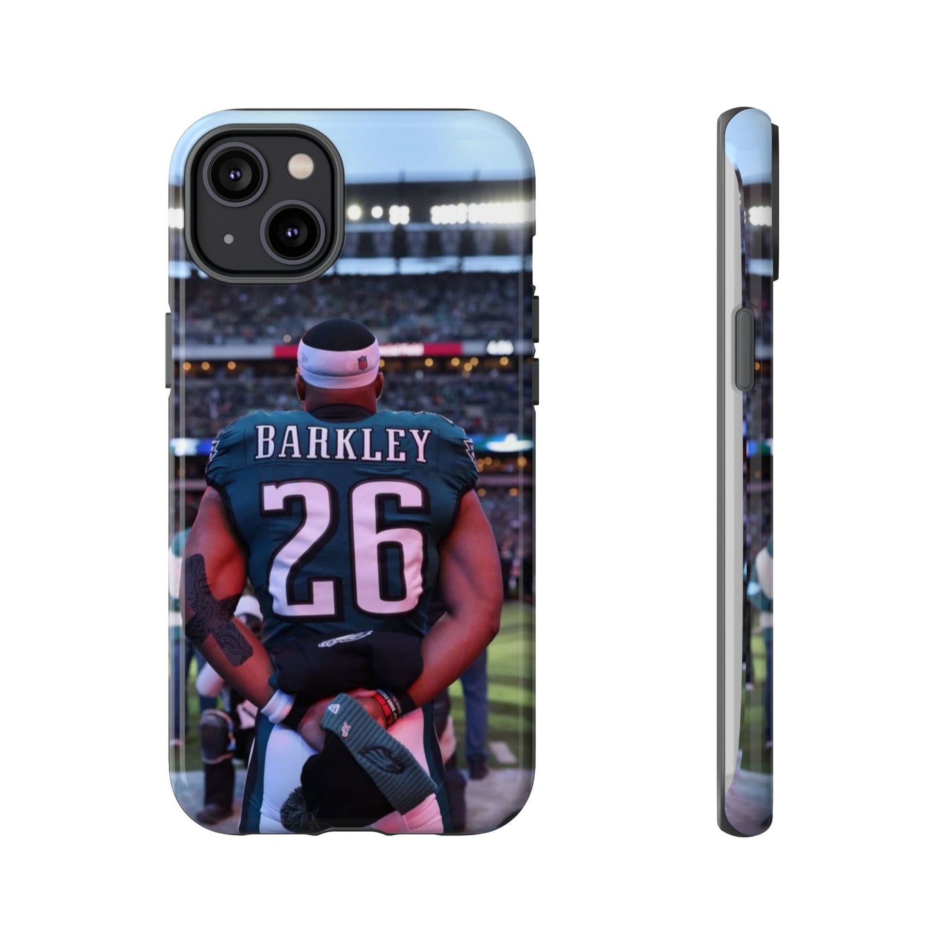 Eagles Football Saquon Barkley Tough Cases for iPhones, Samsung, and Pixel