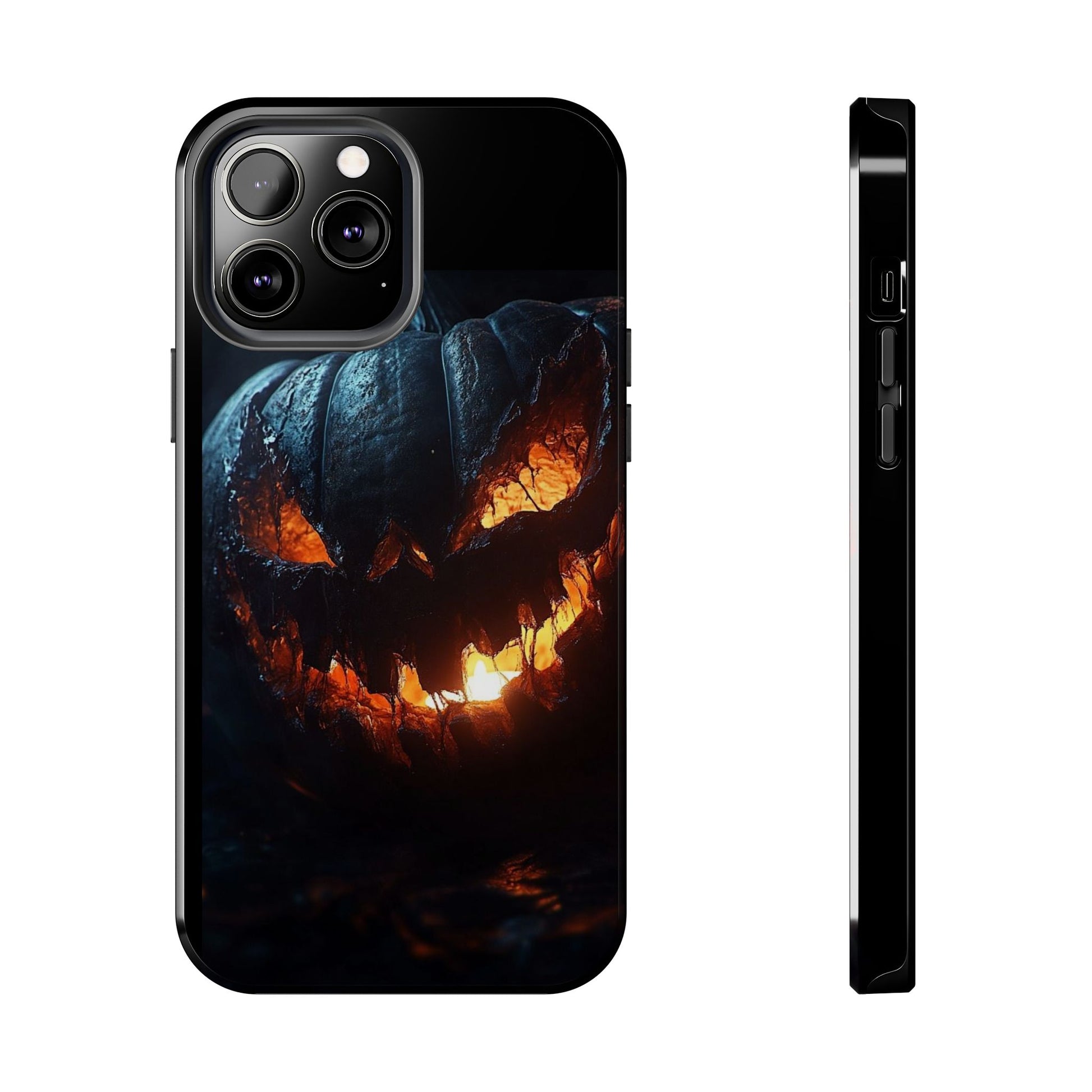 Scary Pumpkin Halloween Theme Phone Cases for iPhones & Samsung Phones