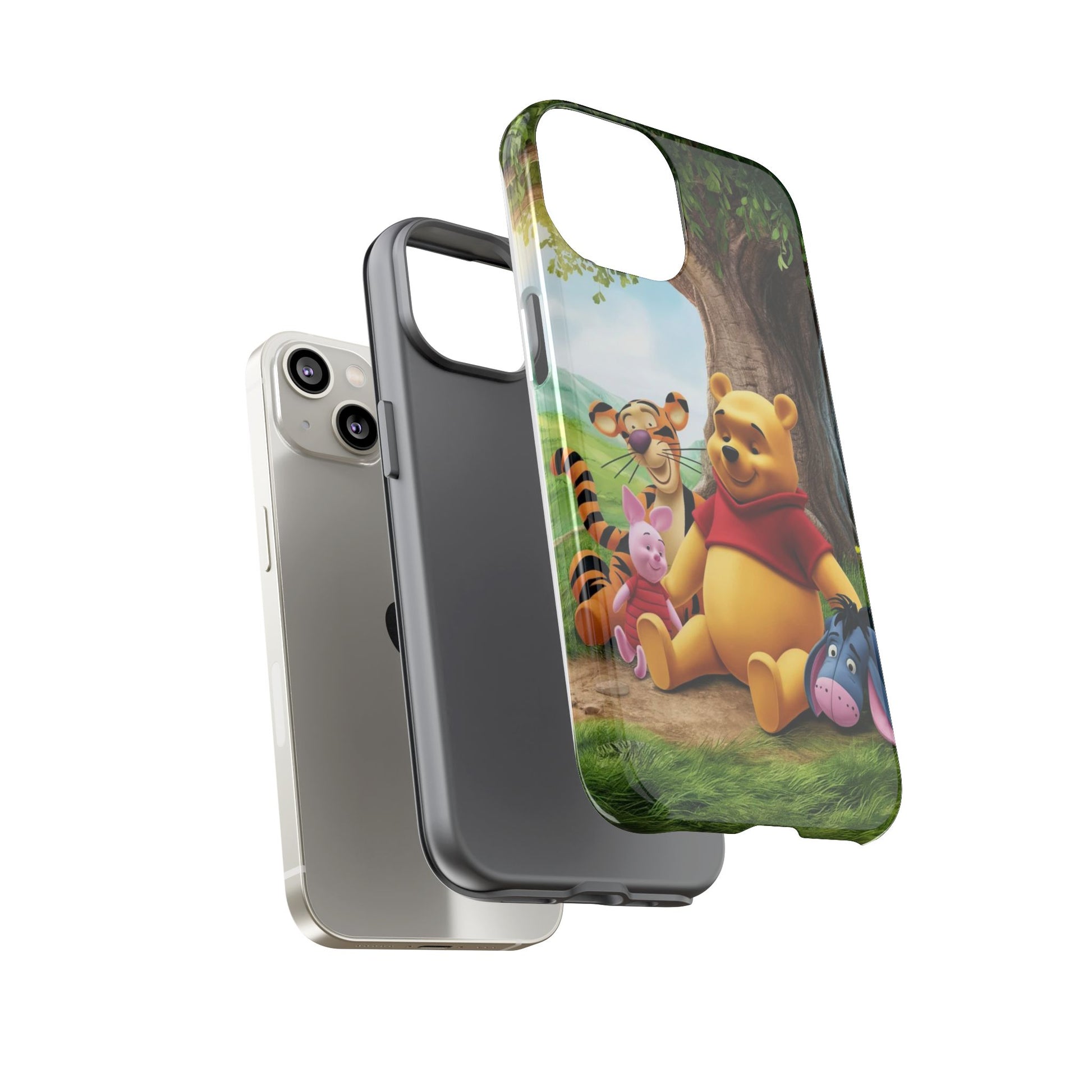 Cute Pooh Bear Phone Case, Tough Cases, Disney Phone for iPhones, Samsung, and Pixel