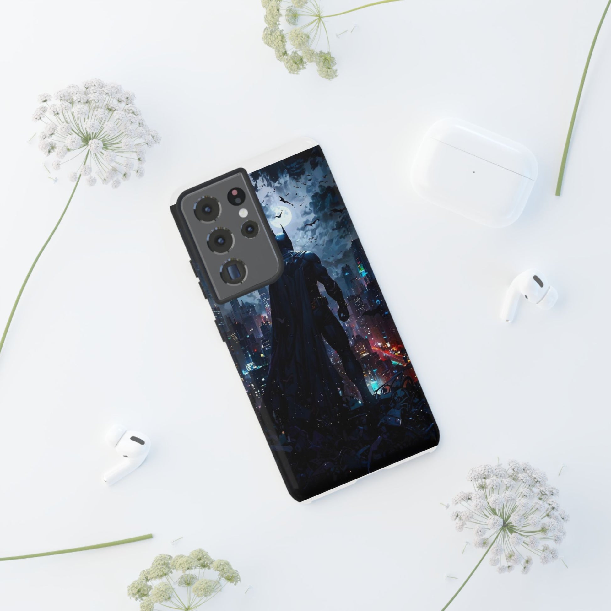 Gotham City Batman Tough Cases for iPhones, Samsung, and Pixel