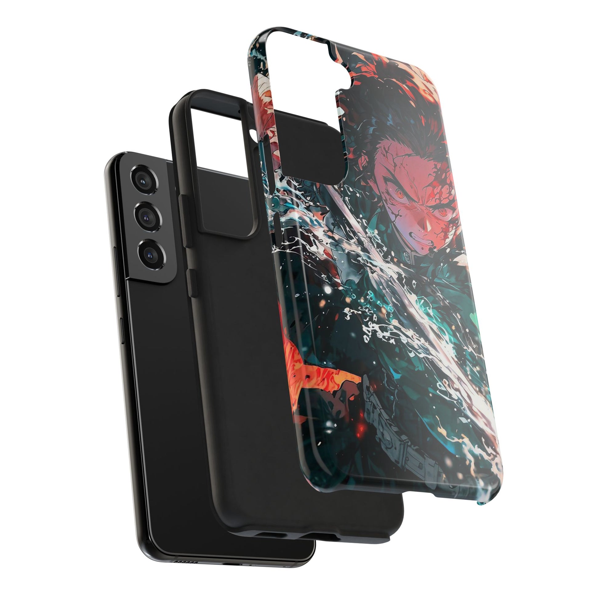 Demon Slayer Tanjiro Art Phone Case for iPhone & Samsung Galaxy Phones