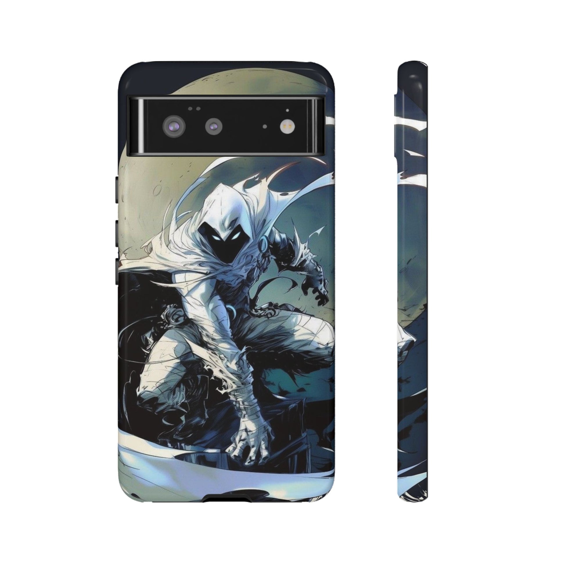 Moon Knight Tough Cases for iPhones, Samsung, and Pixel