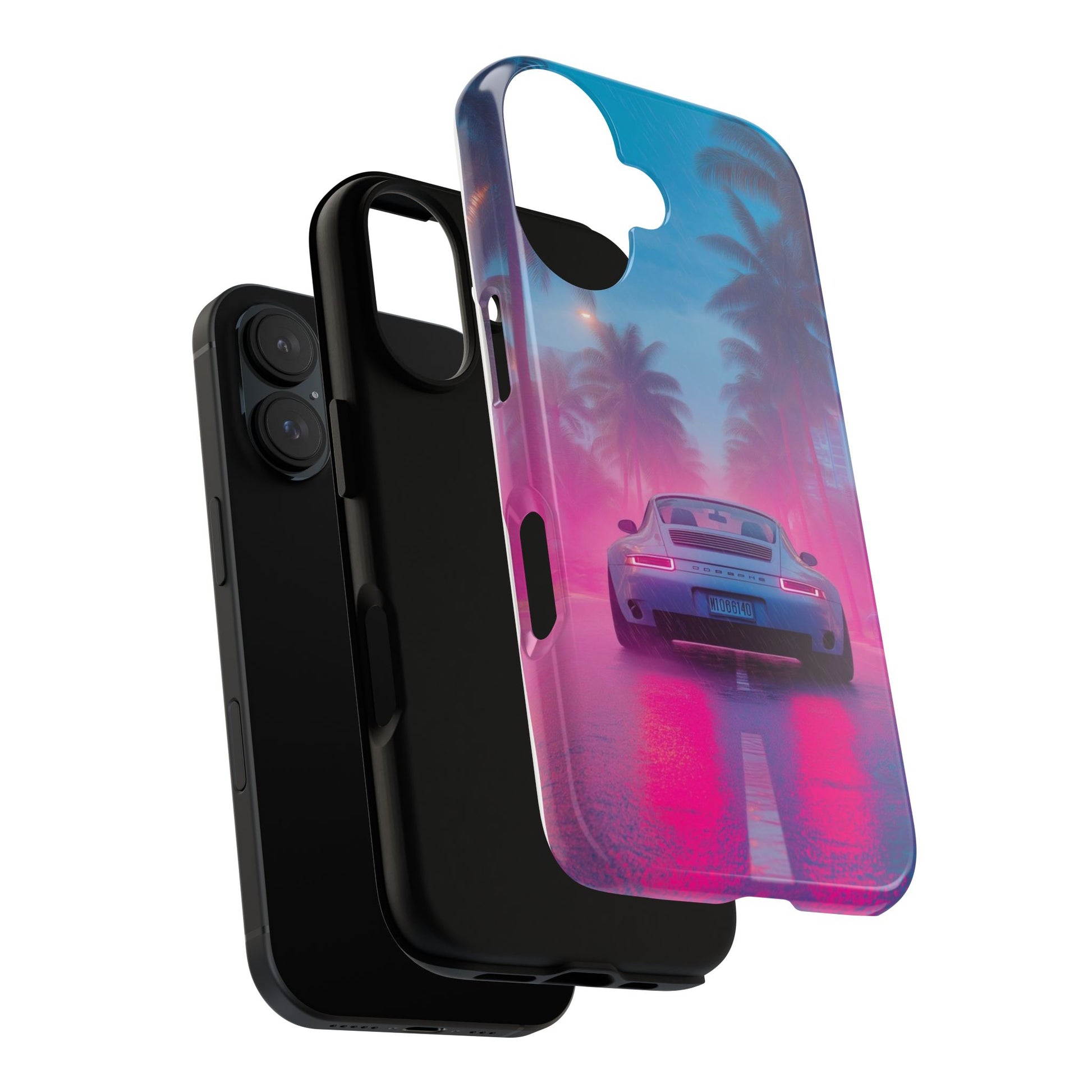 Miami Vice Porsche Phone Case for iPhone, Samsung Galaxy, & Pixel Phones