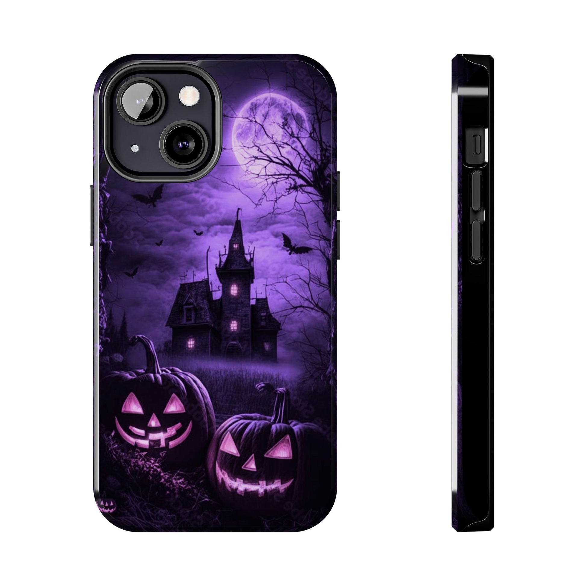 Haunted House Halloween Theme Phone Cases for iPhones & Samsung Phones