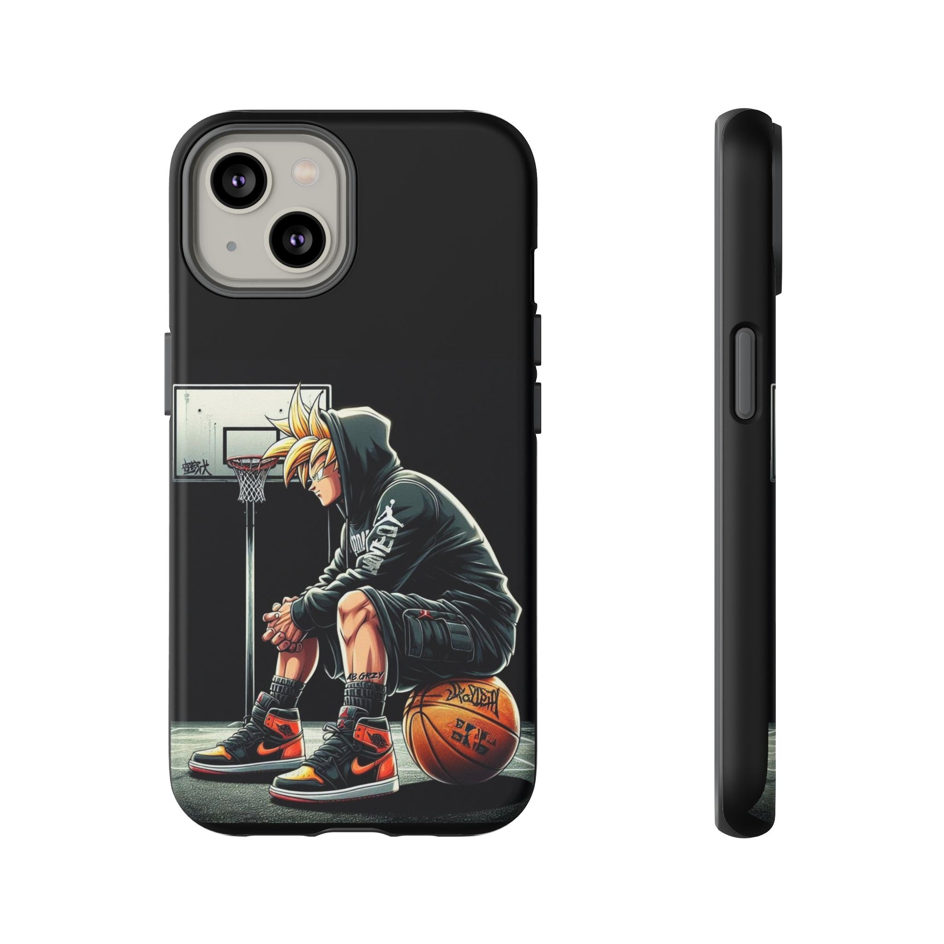 Son Goku Basketball Tough Cases for iPhones, Samsung, and Pixel