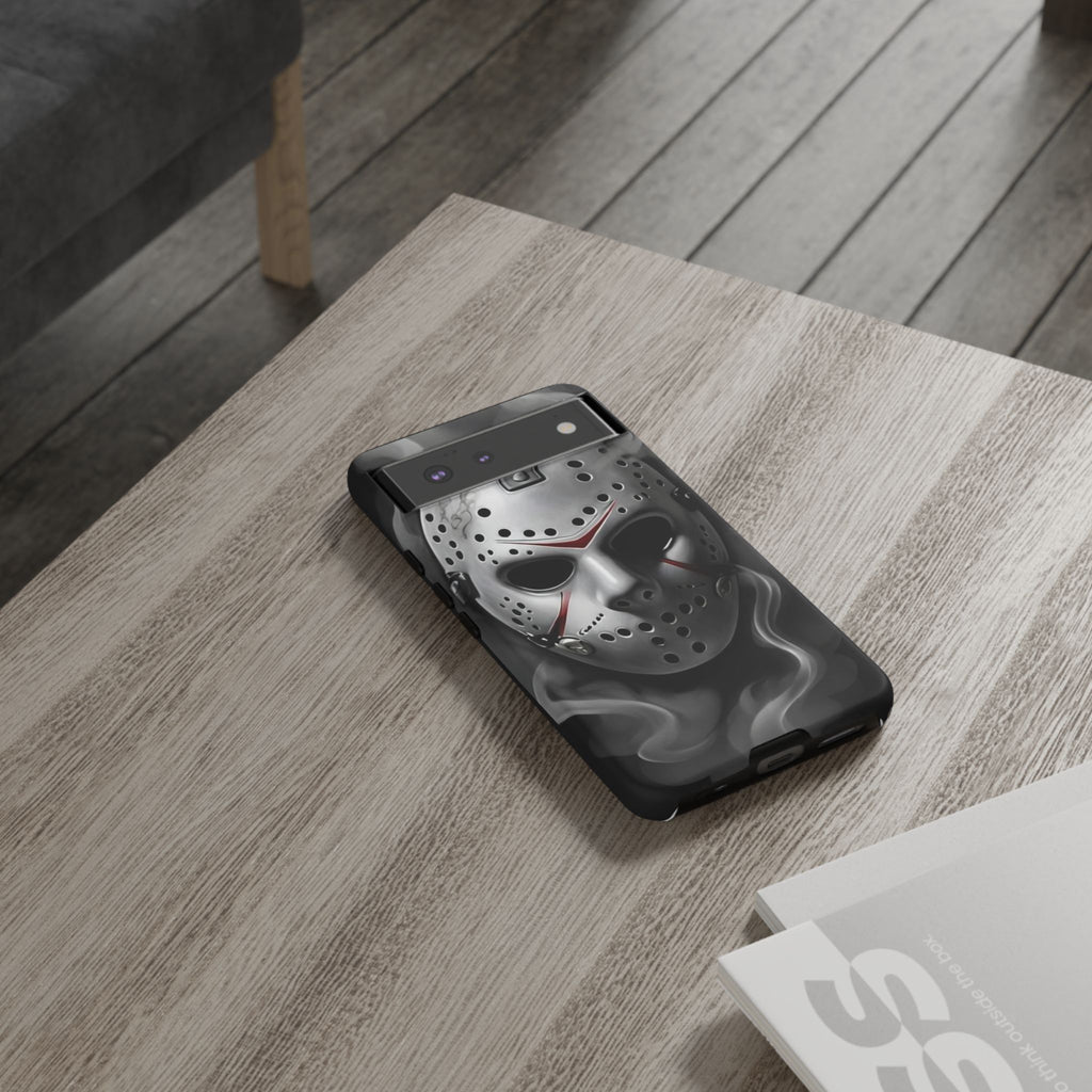 Friday the 13th Jason's Mask Tough Cases for iPhones, Samsung, and Pixel