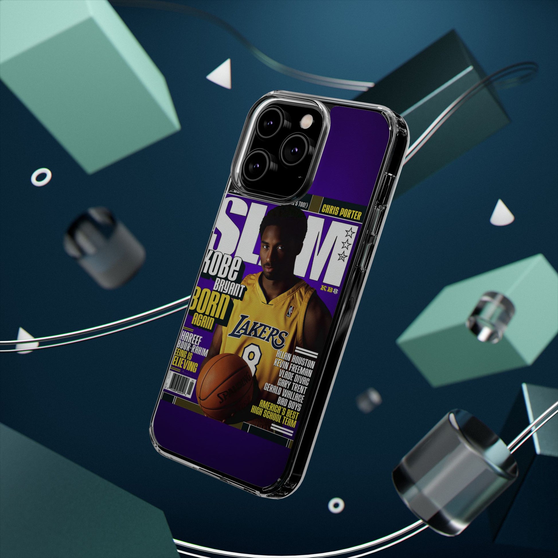 SLAM Cover Kobe Basketball Inspired design Clear Phone Cases