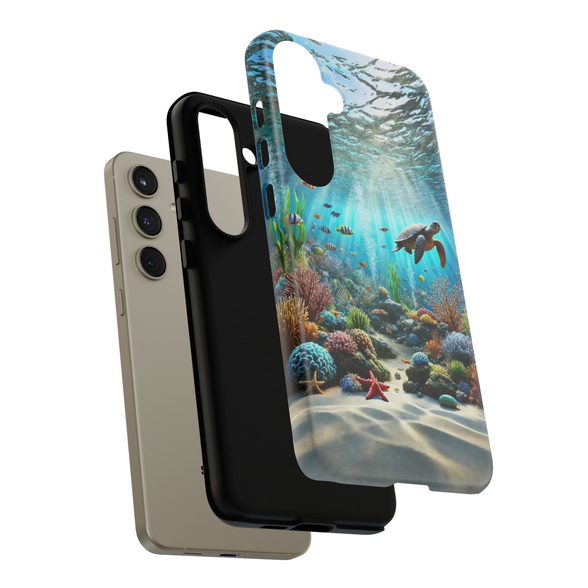 Under Sea Landscape Tough Cases for iPhones, Samsung, and Pixel
