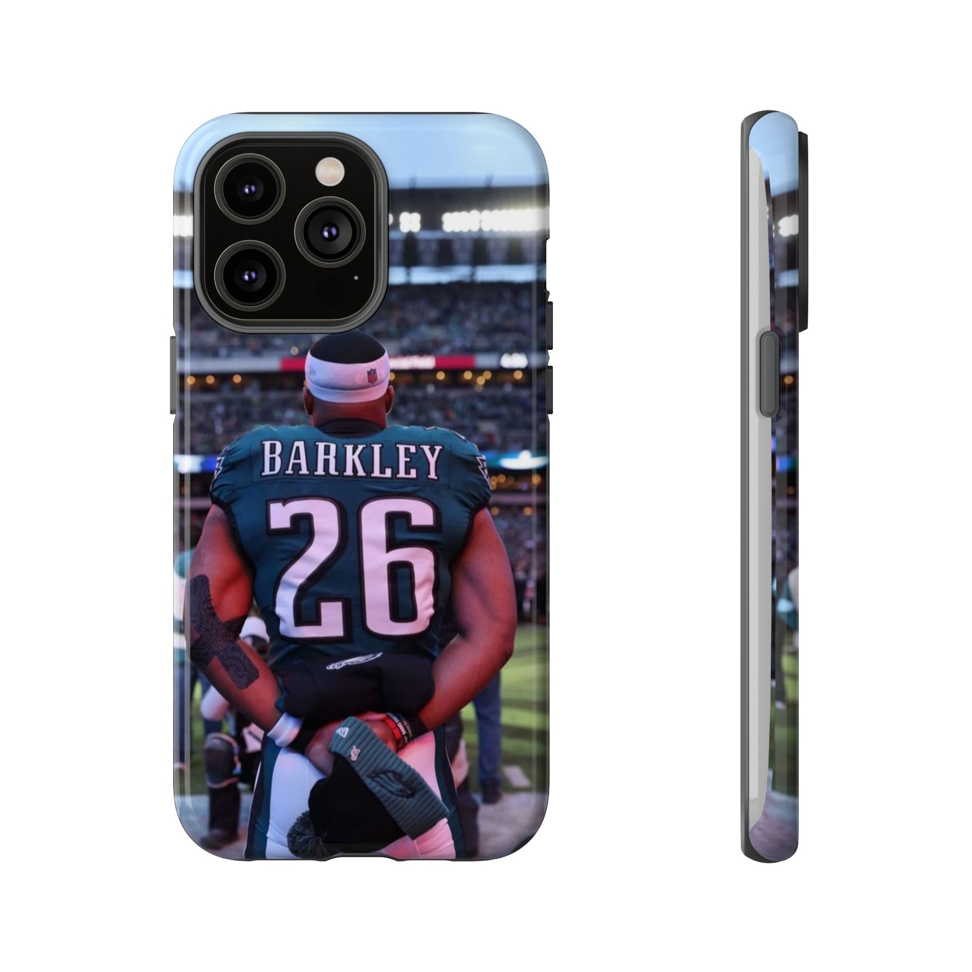 Eagles Football Saquon Barkley Tough Cases for iPhones, Samsung, and Pixel