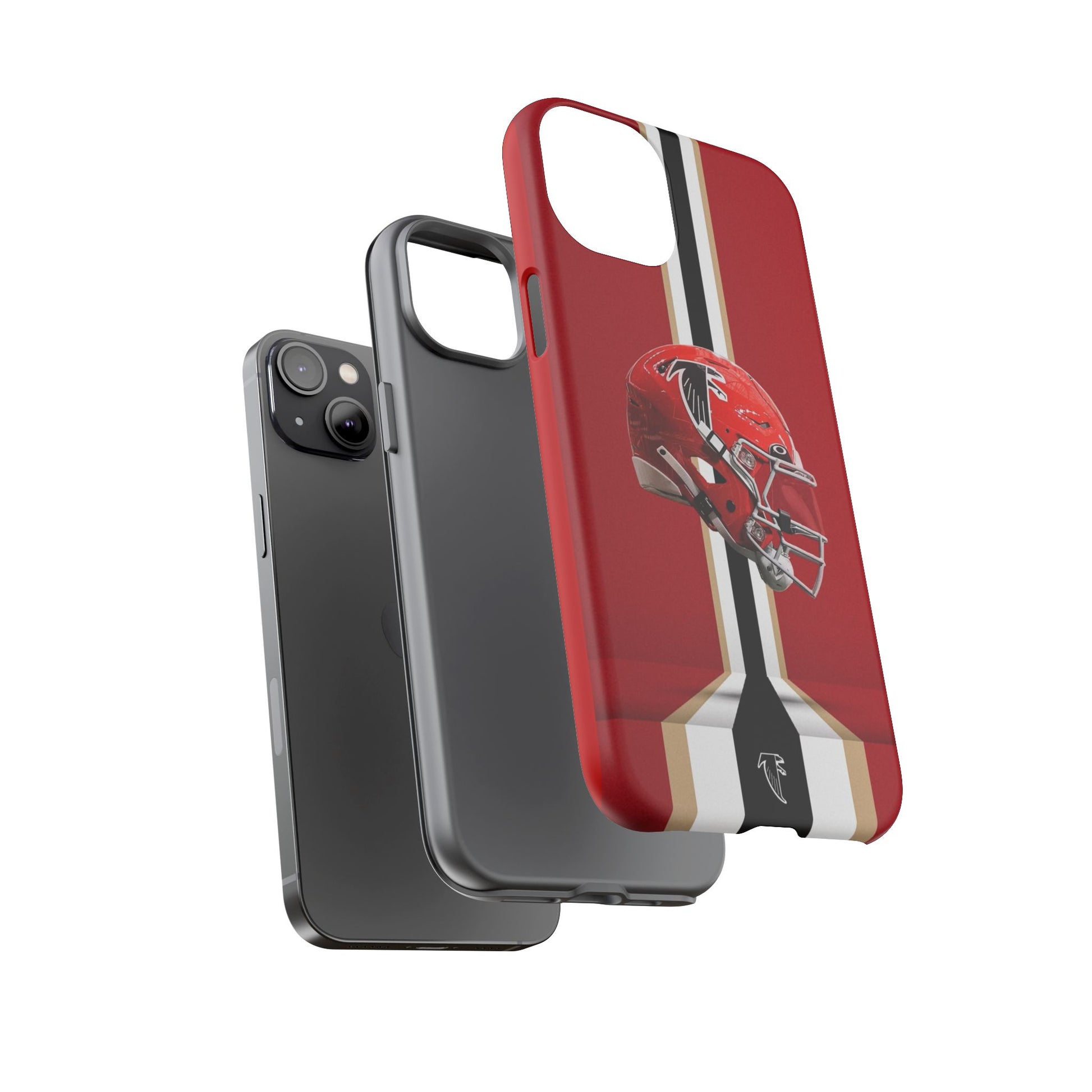 Atlanta Falcons Football Helmet Logo Tough Cases for iPhones, Samsung, and Pixel