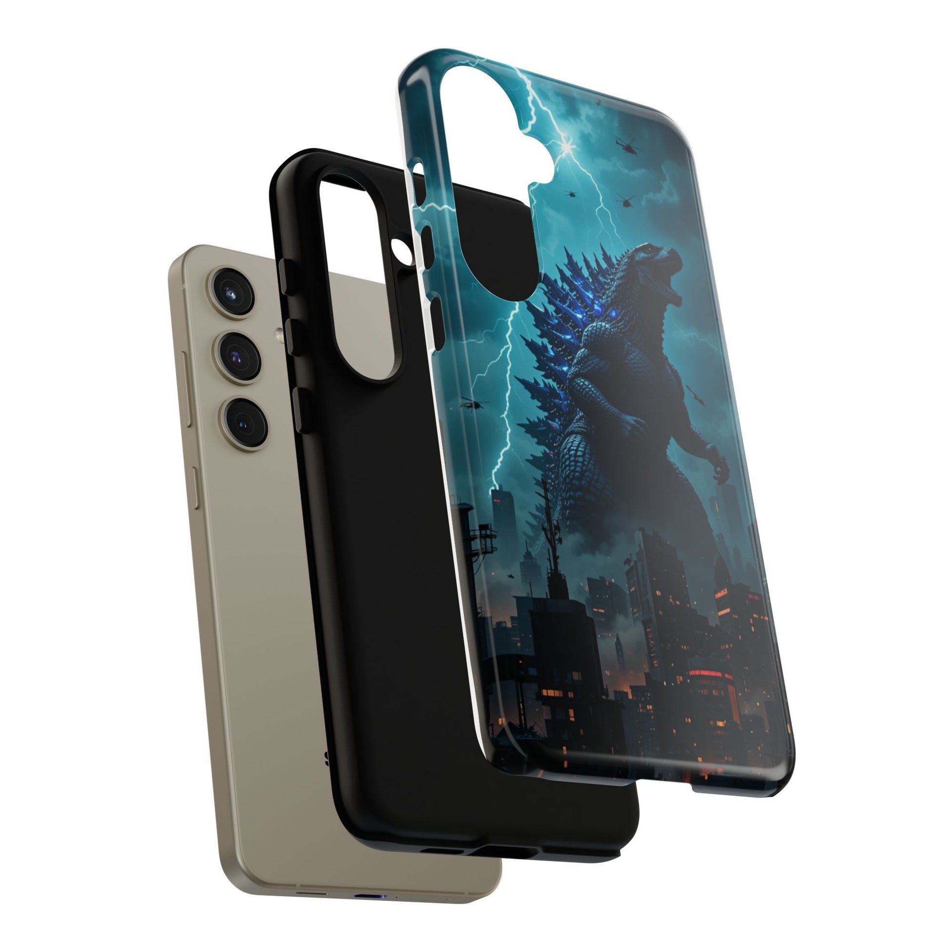 Godzilla Phone Case, Tough Cases for iPhones, Samsung, and Pixel