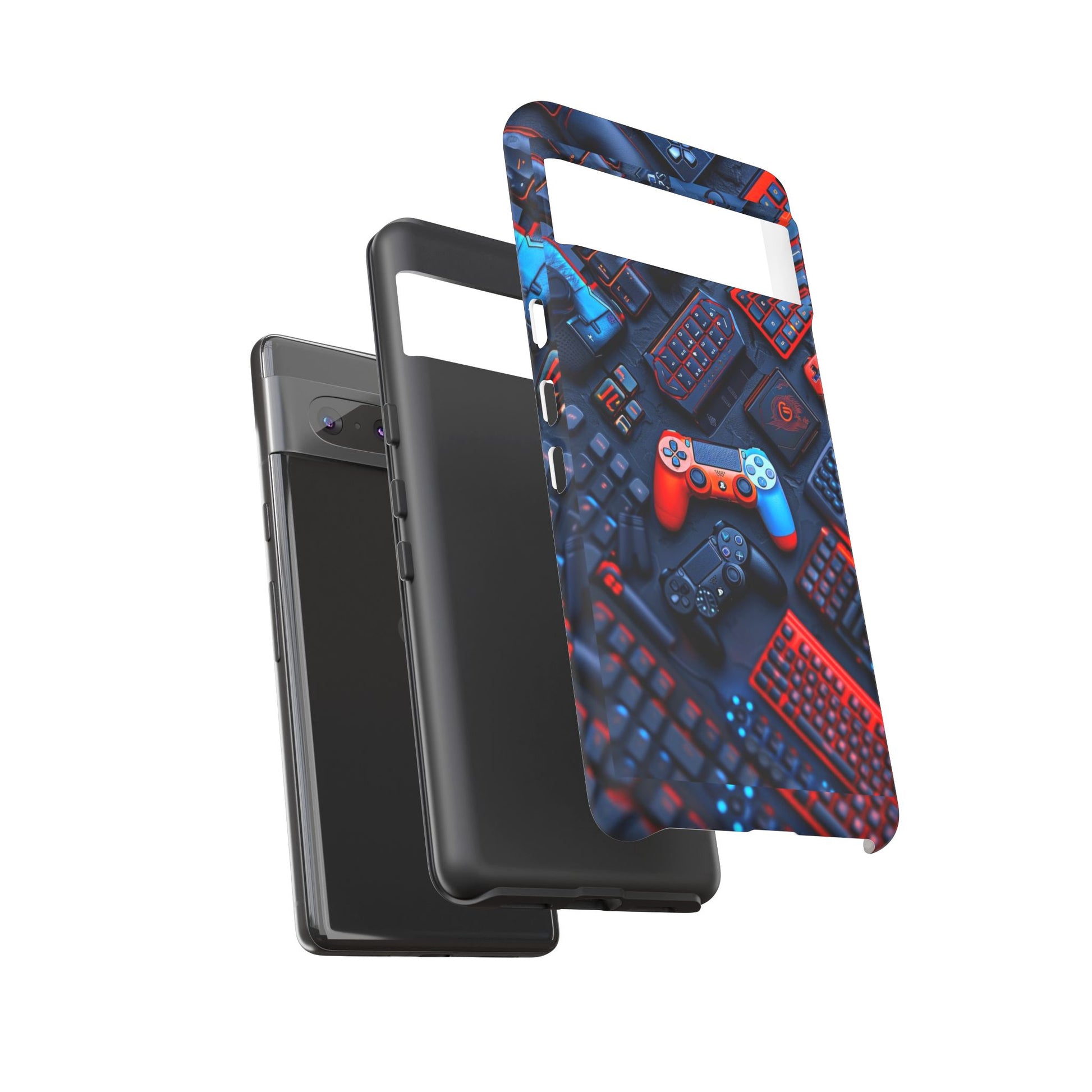 Gamer Themed Controllers Tough Cases for iPhones, Samsung, and Pixel