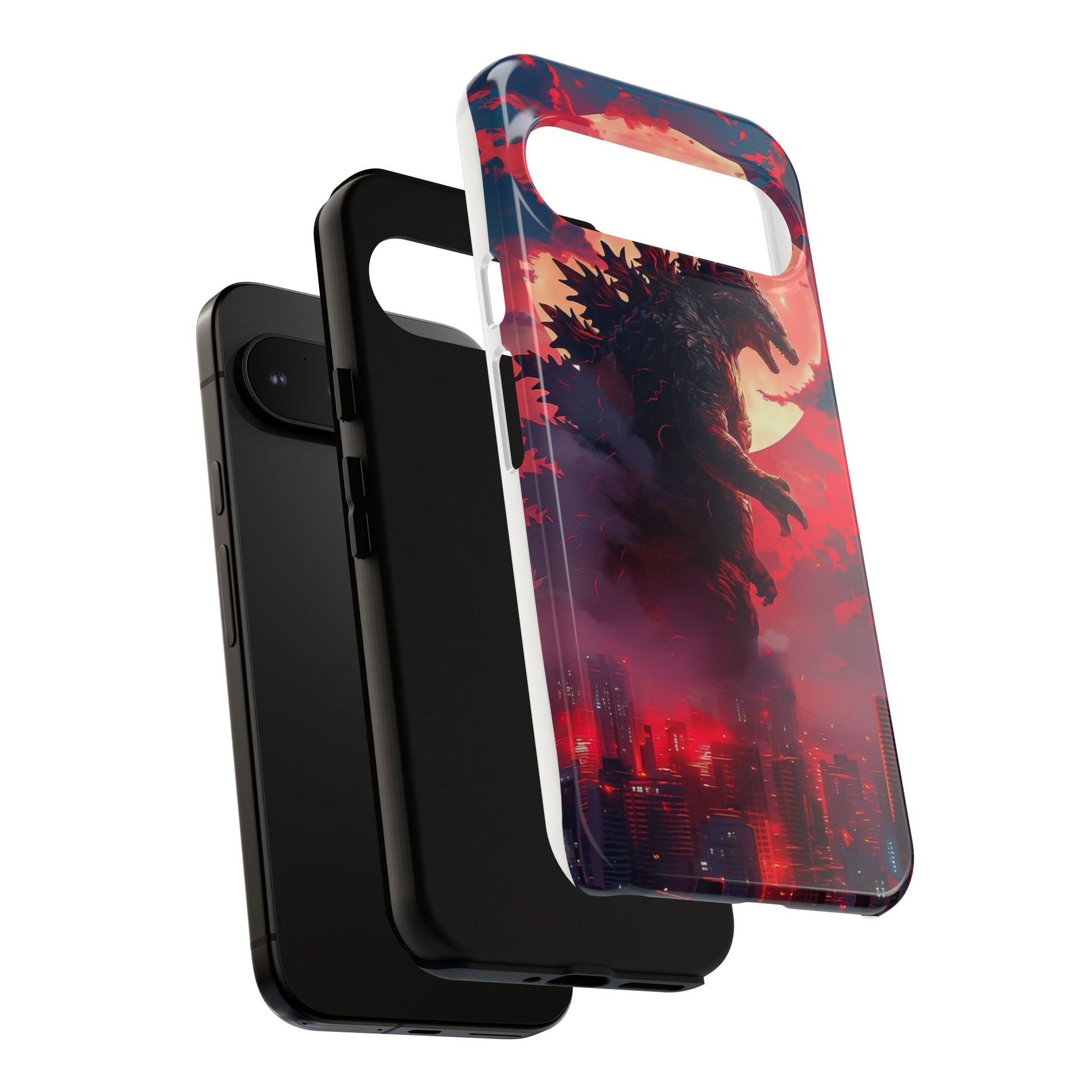 King of Monsters Godzilla Tough Phone Cases for iPhones, Samsung, and Pixel