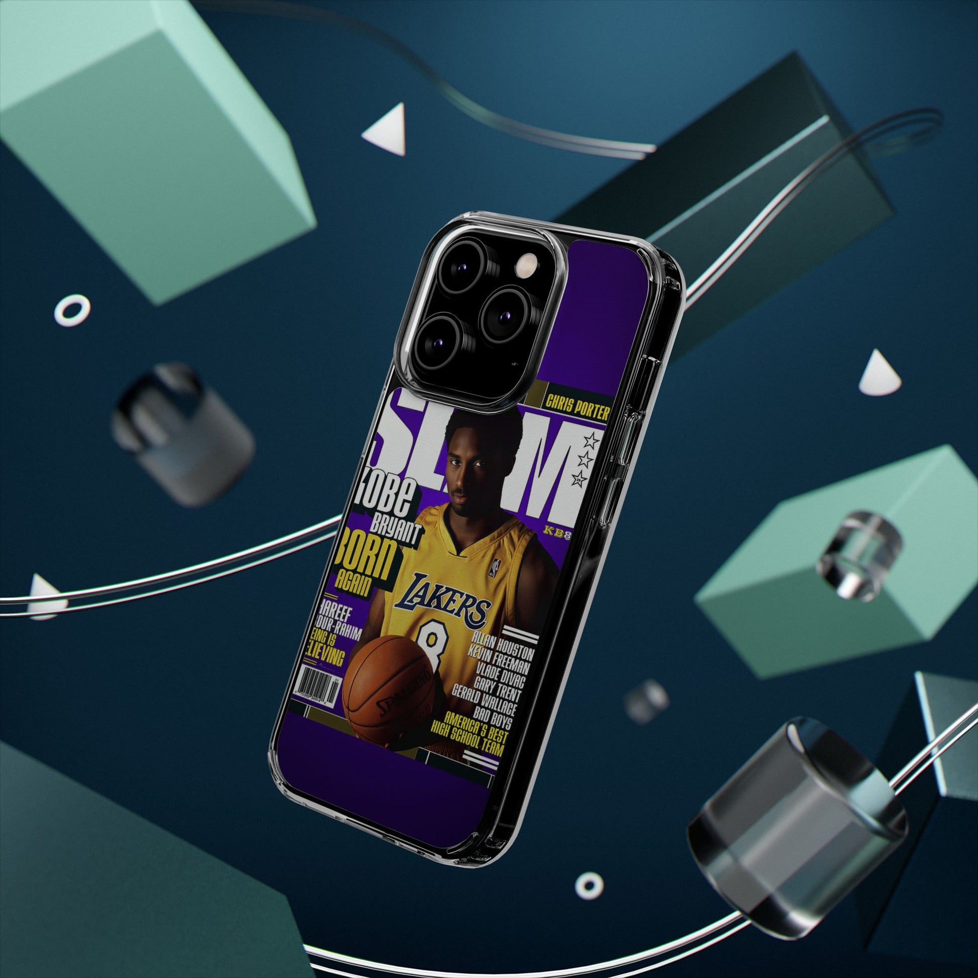 SLAM Cover Kobe Basketball Inspired design Clear Phone Cases
