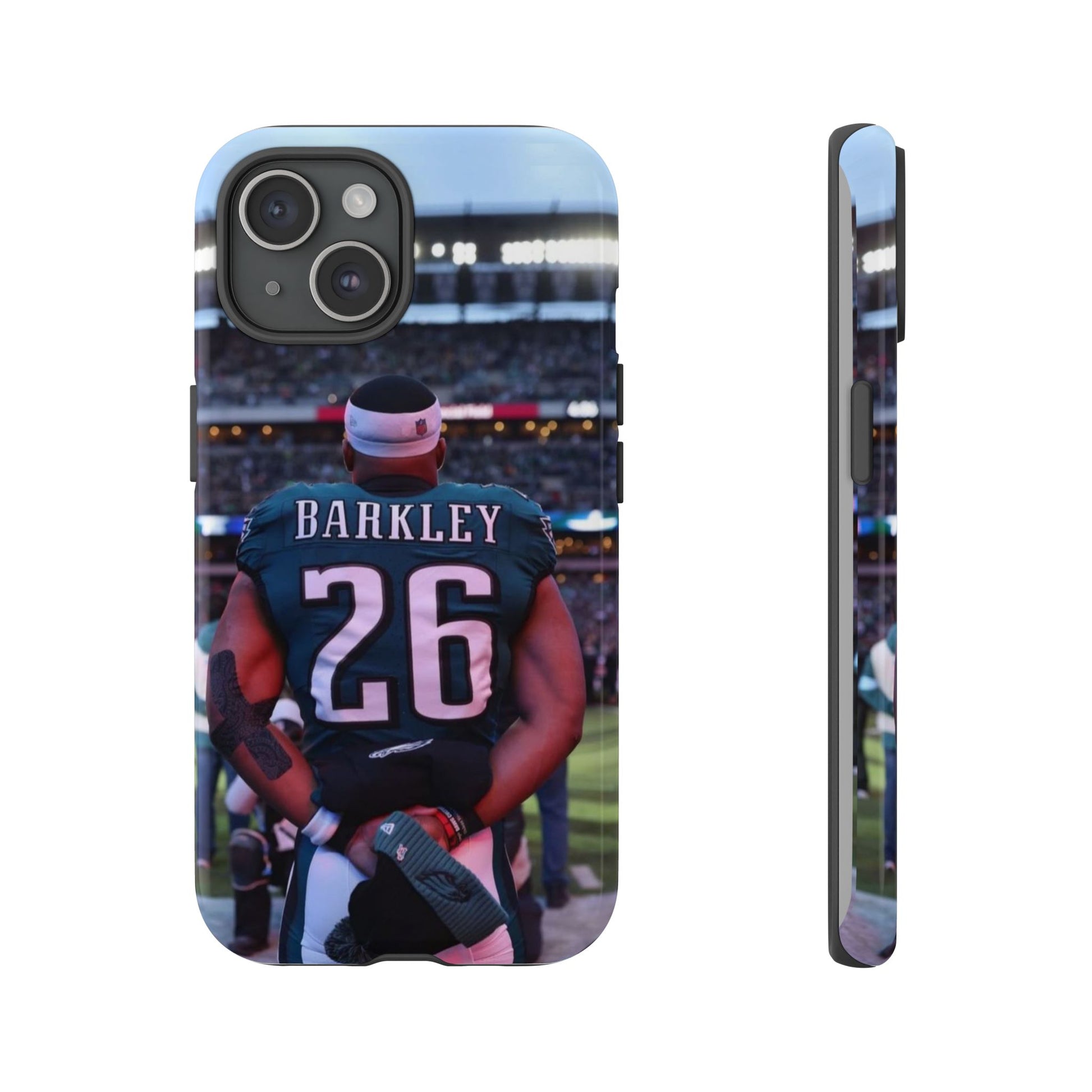 Eagles Football Saquon Barkley Tough Cases for iPhones, Samsung, and Pixel