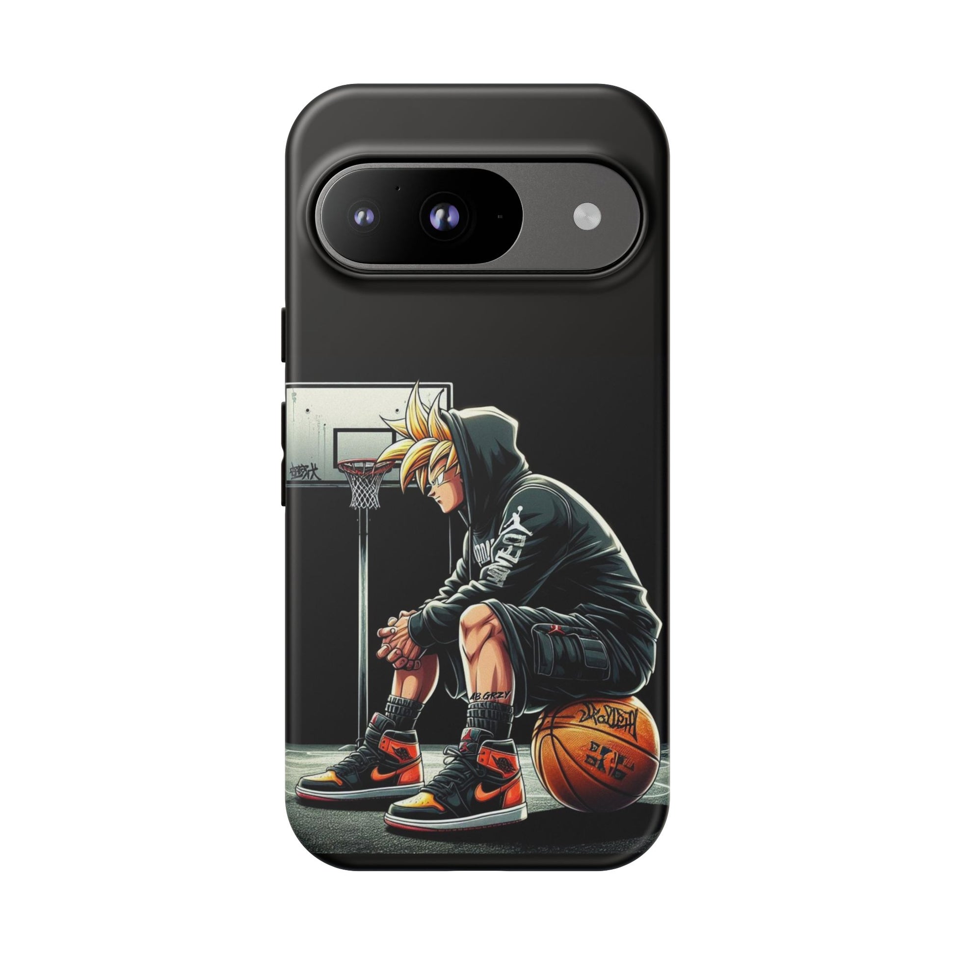 Son Goku Basketball Tough Cases for iPhones, Samsung, and Pixel