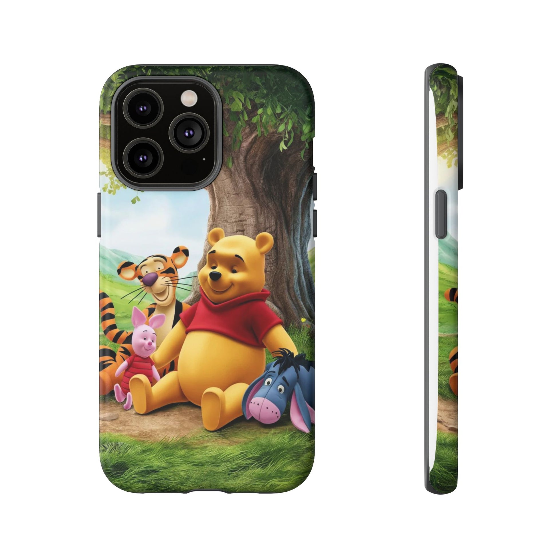 Cute Pooh Bear Phone Case, Tough Cases, Disney Phone for iPhones, Samsung, and Pixel