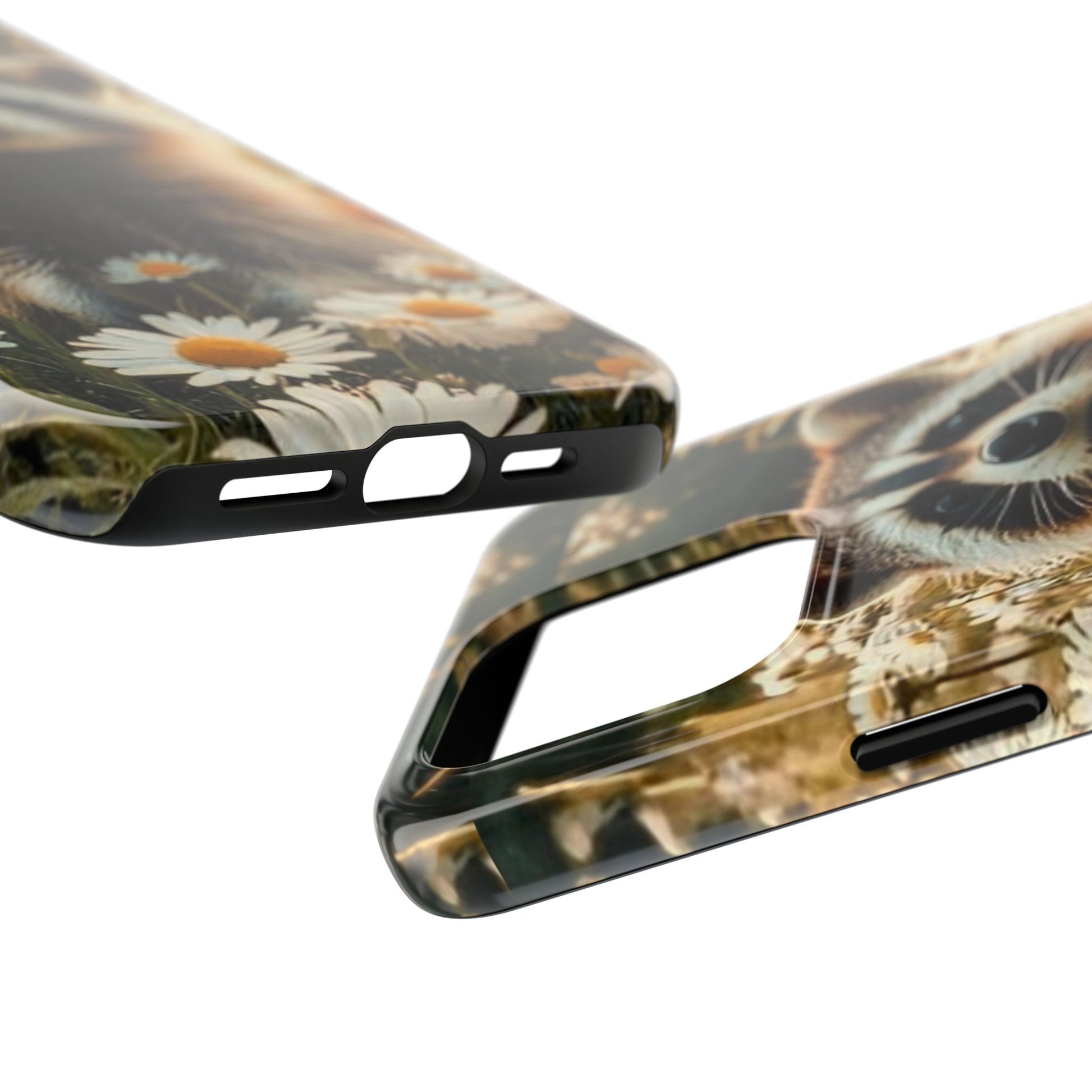 Cute Raccoon Theme Phone Cases for iPhones & Samsung Phones