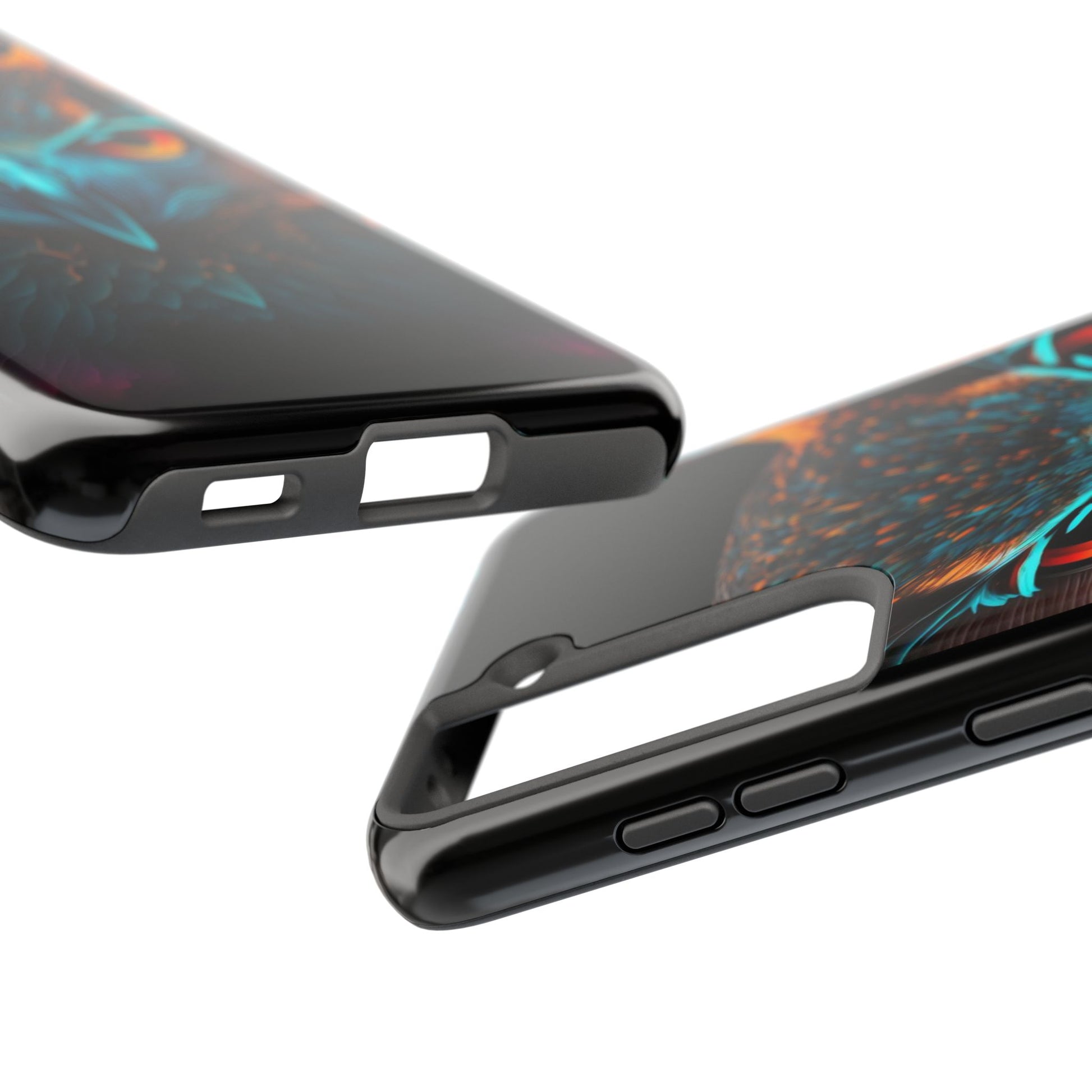 Neon Owl Theme Phone Cases for iPhones & Samsung Phones