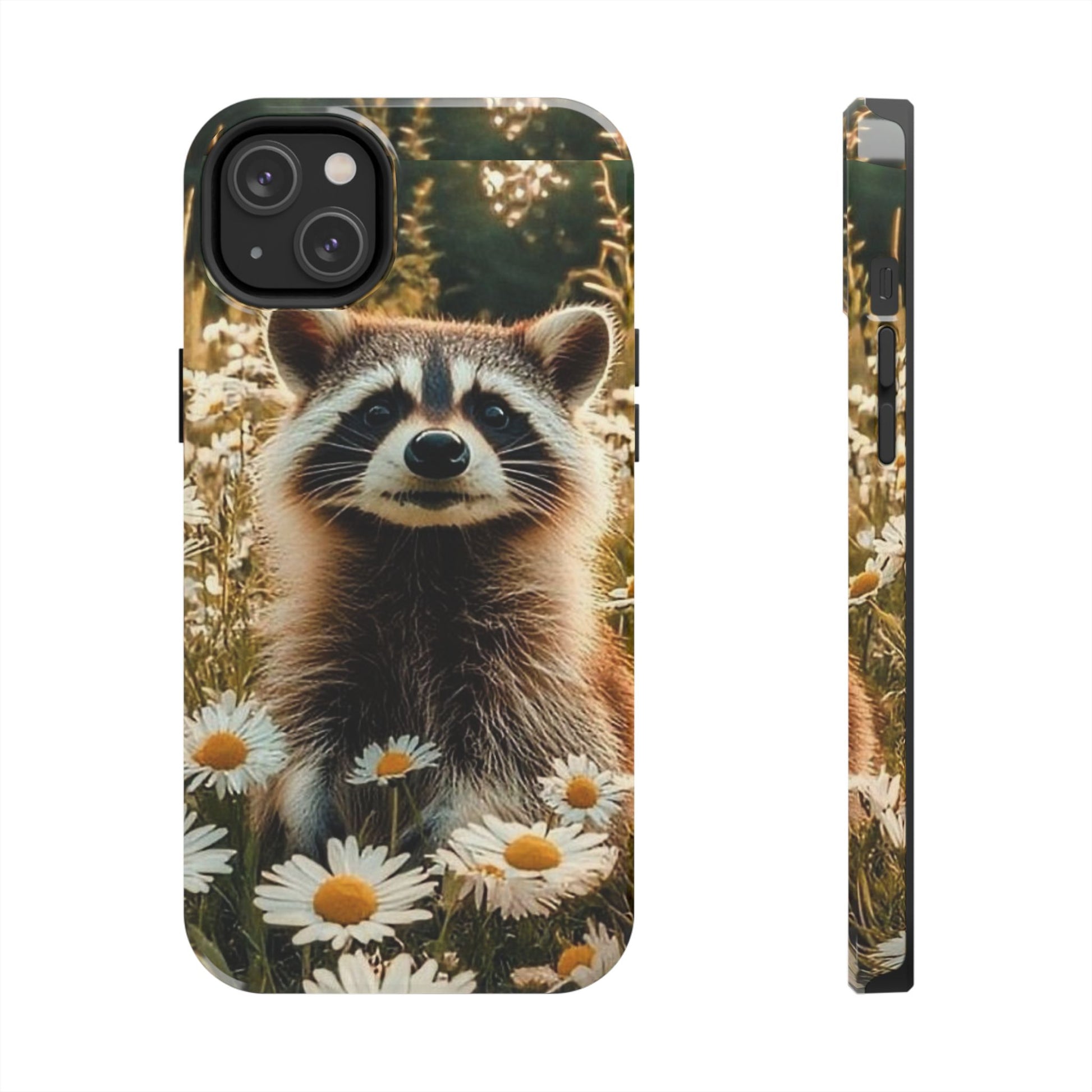 Cute Raccoon Theme Phone Cases for iPhones & Samsung Phones