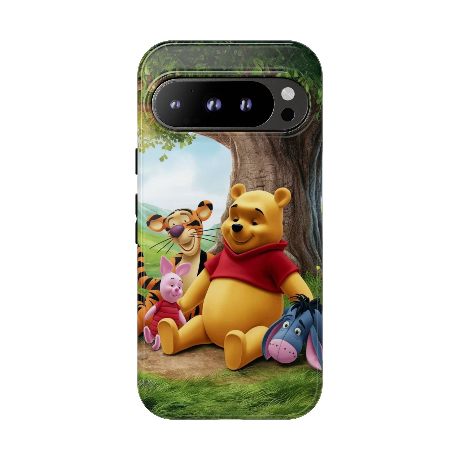 Cute Pooh Bear Phone Case, Tough Cases, Disney Phone for iPhones, Samsung, and Pixel