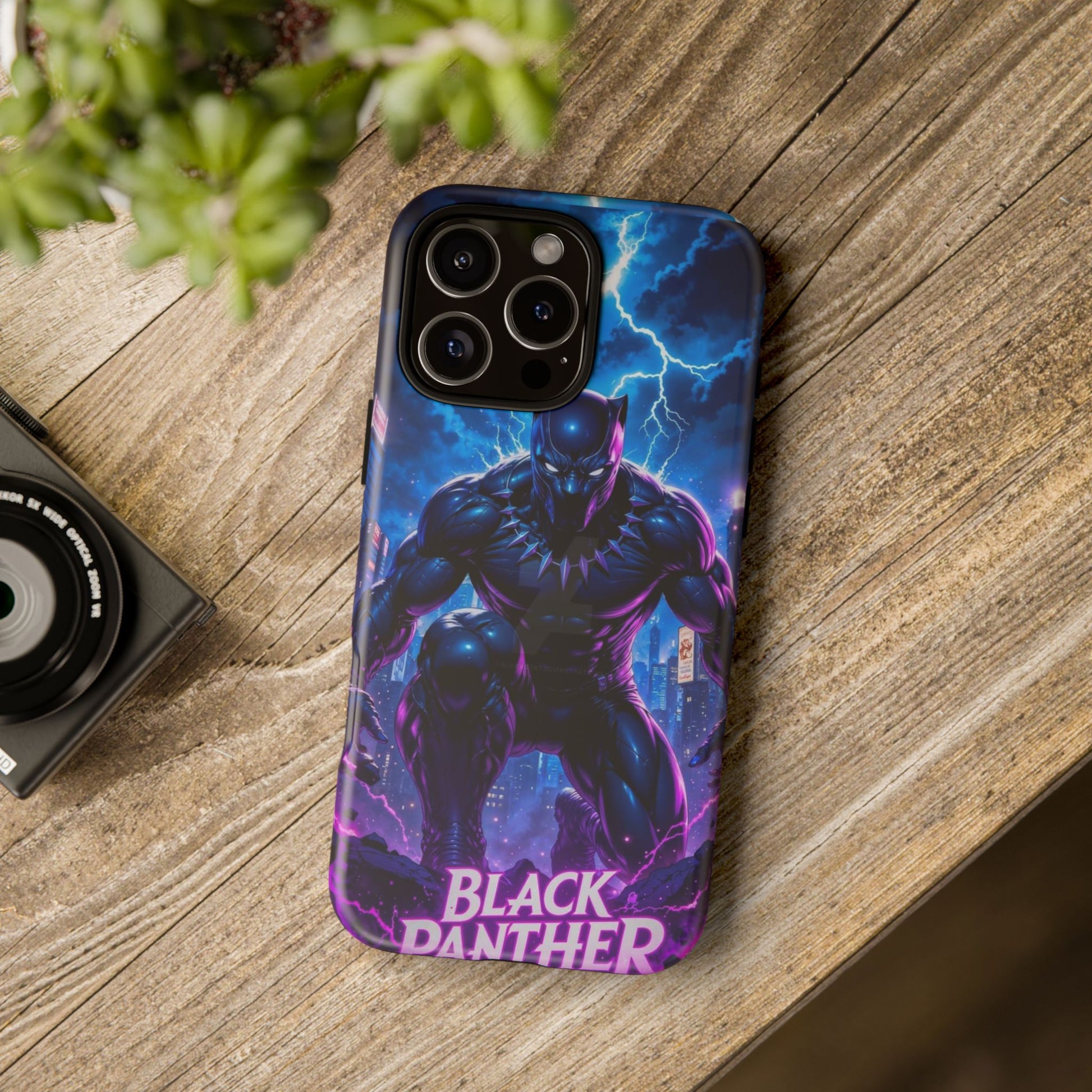 Black Panther Phone Case, Tough Cases for iPhones, Samsung, and Pixel