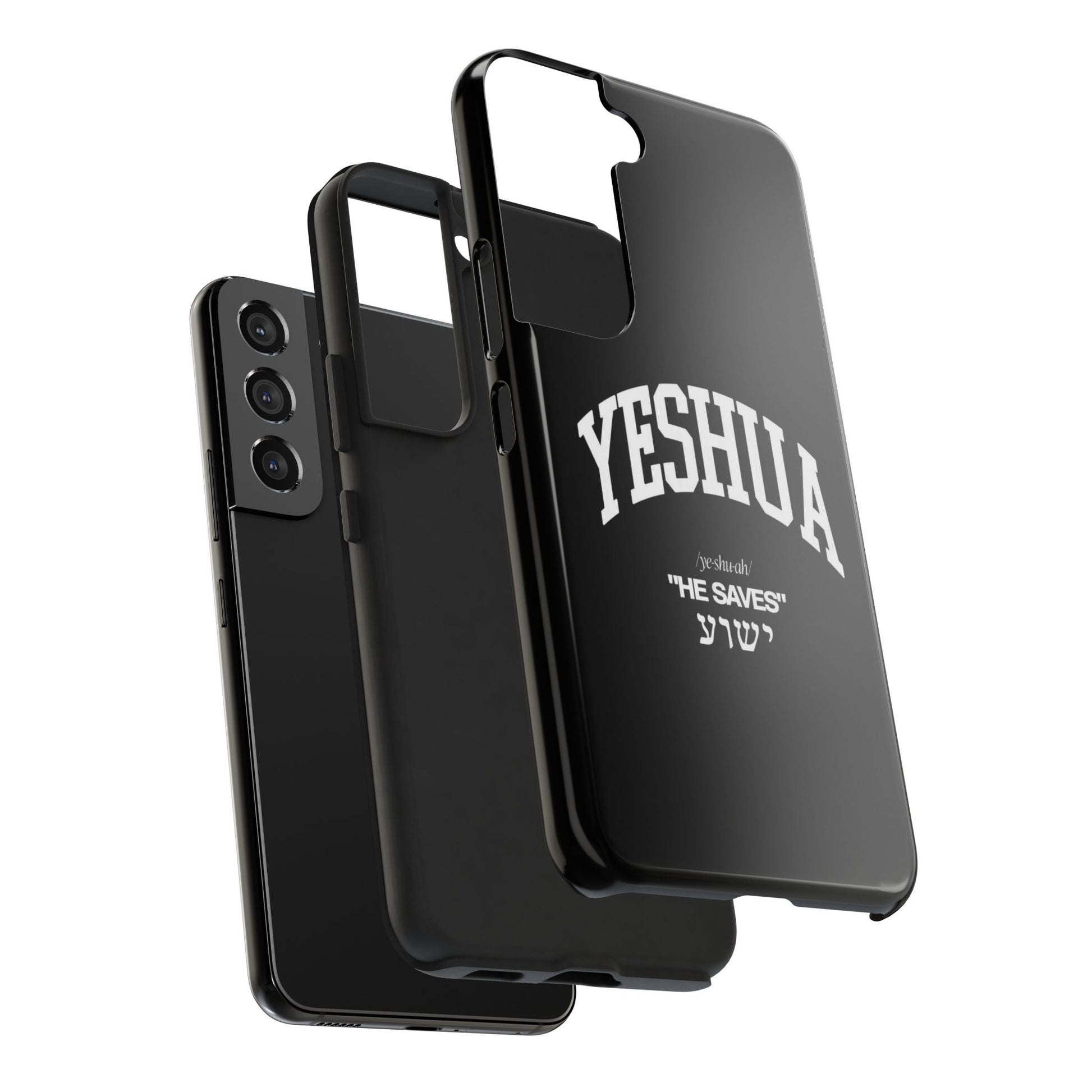 Yeshua He Saves Christian Theme Phone Cases for iPhones & Samsung Phones