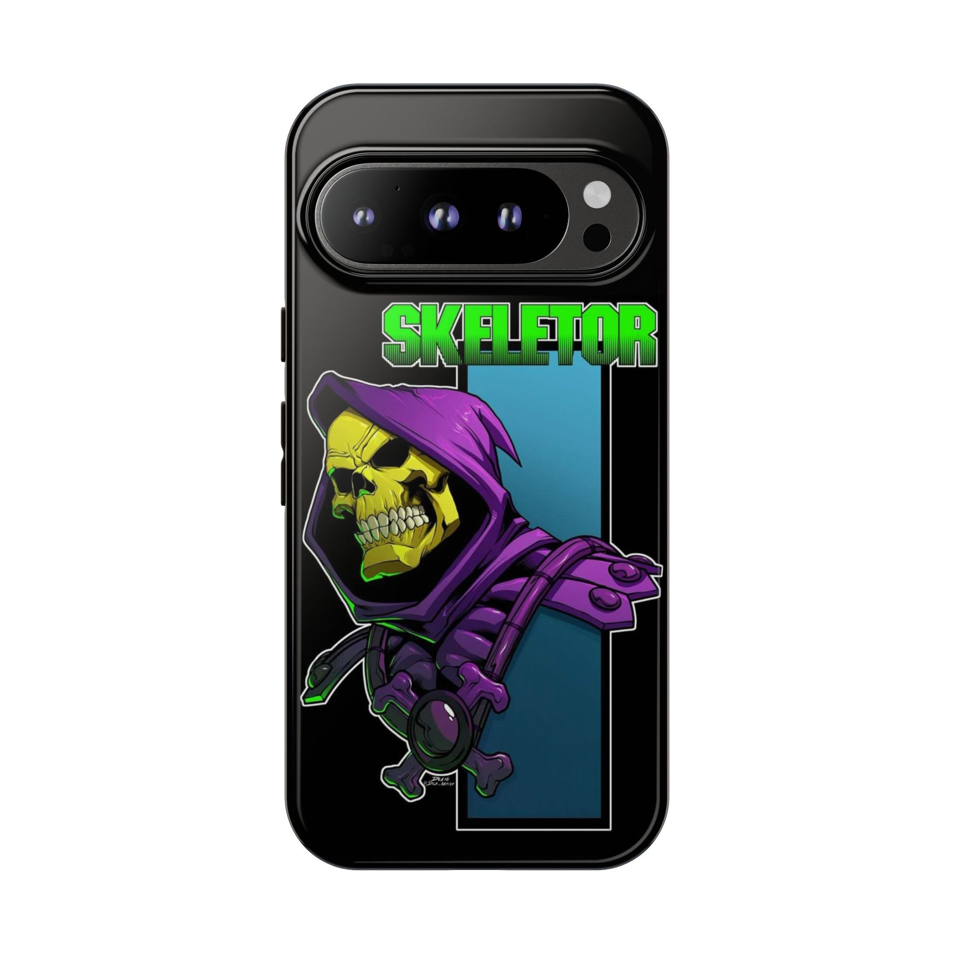 Skeletor Tough Cases for iPhones, Samsung, and Pixel
