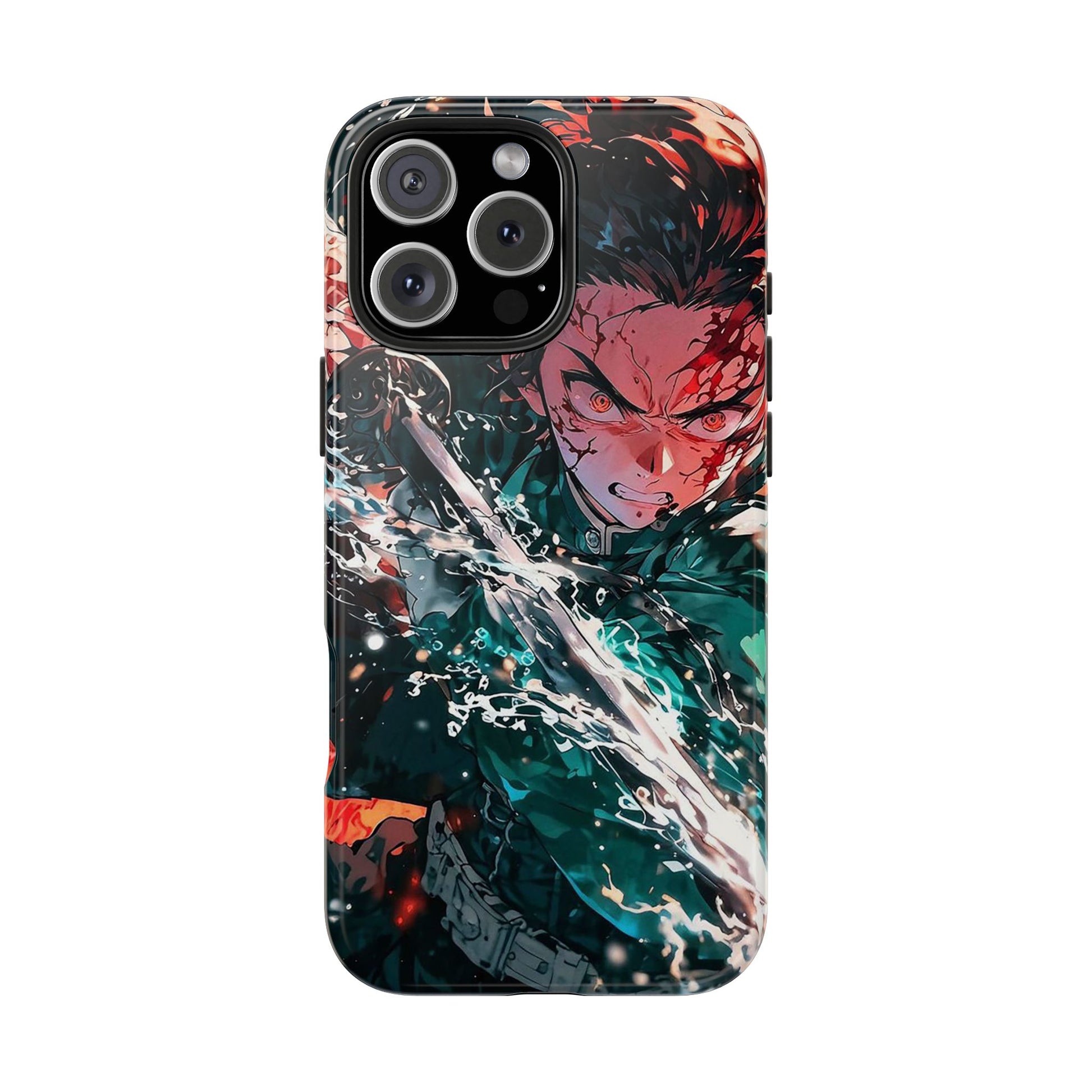 Demon Slayer Tanjiro Art Phone Case for iPhone & Samsung Galaxy Phones