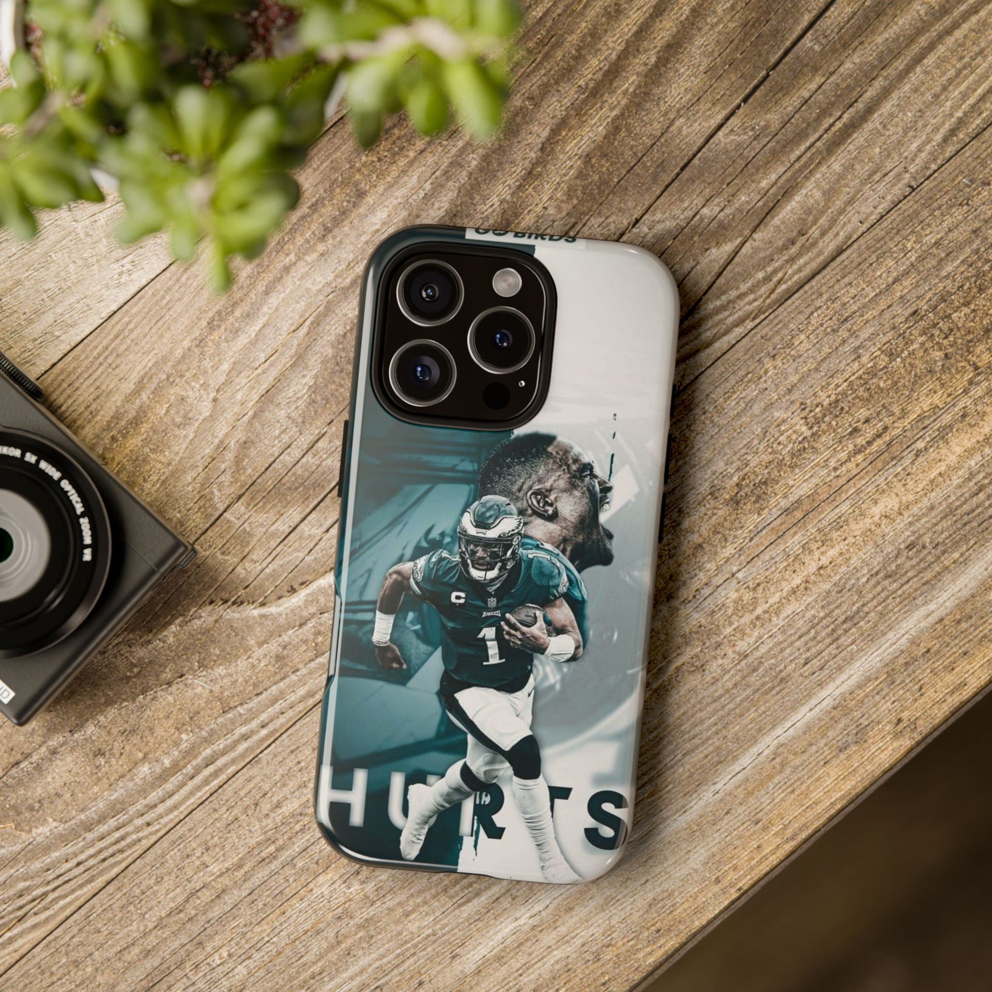 Jalen Hurts Eagles Football Tough Cases for iPhones, Samsung, and Pixel
