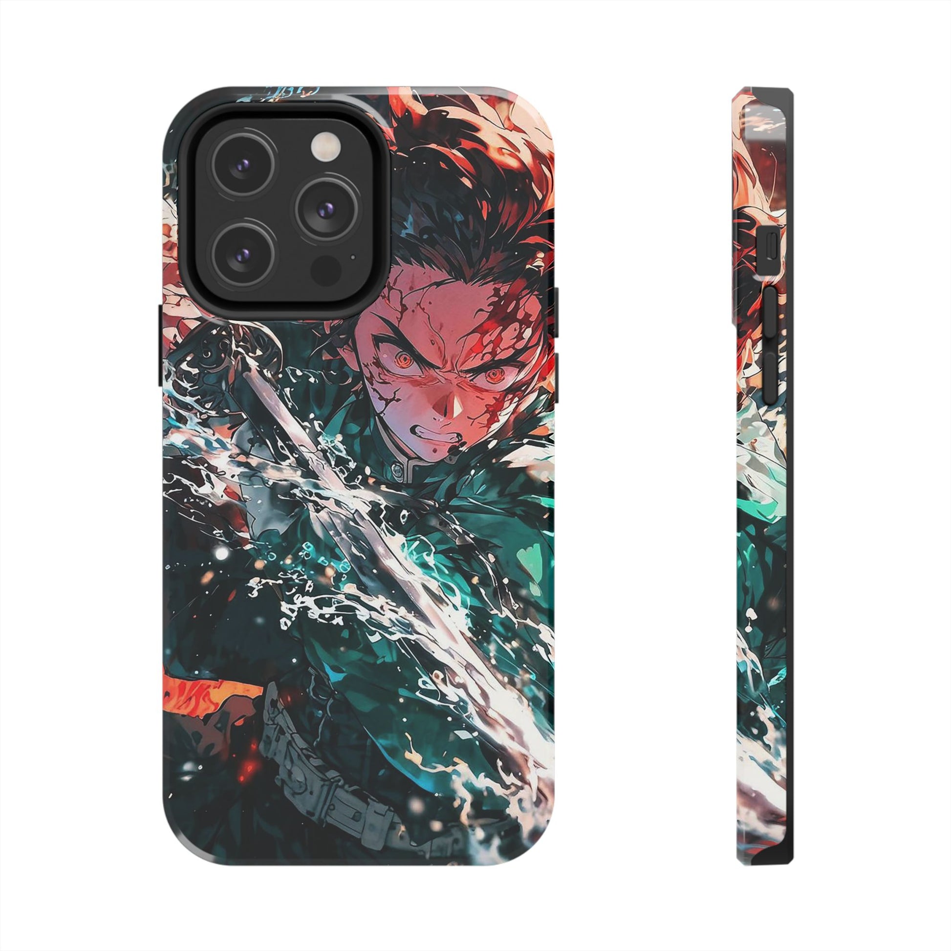 Demon Slayer Tanjiro Art Phone Case for iPhone & Samsung Galaxy Phones