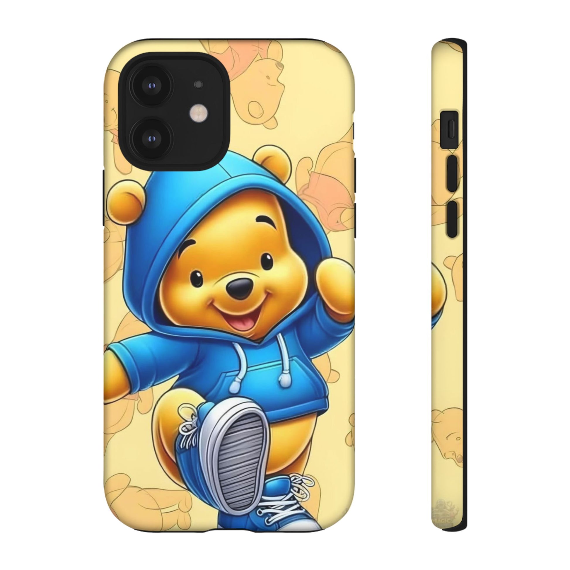 Cute Pooh Bear Phone Case, Tough Case