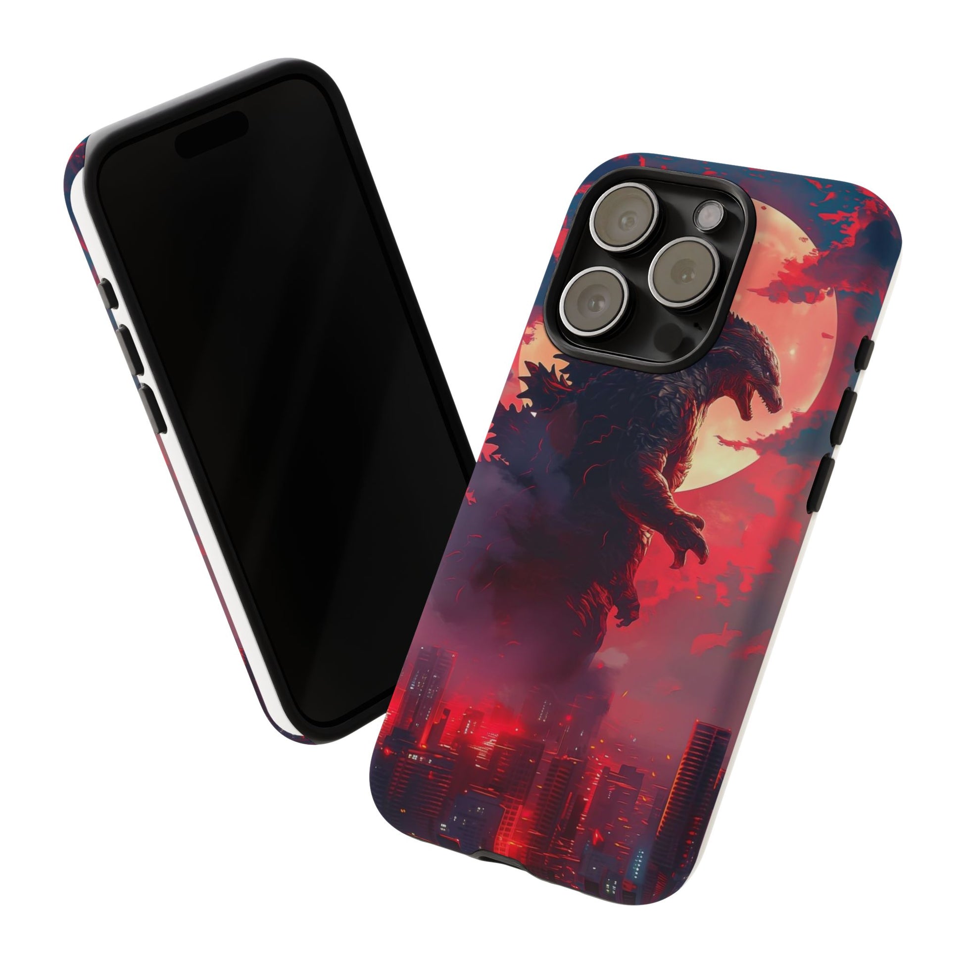 King of Monsters Godzilla Tough Phone Cases for iPhones, Samsung, and Pixel