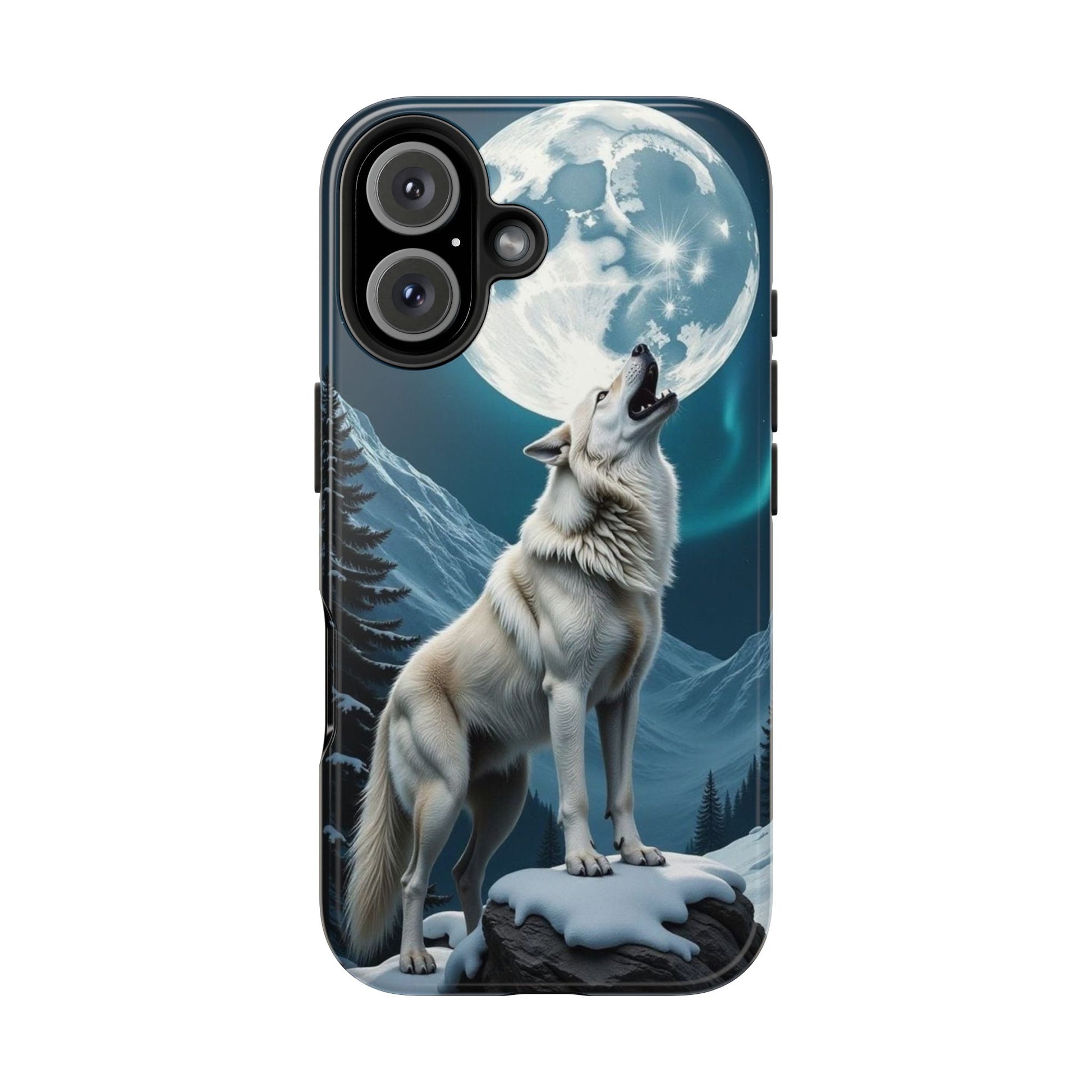 Howling Wolf Theme Phone Cases for iPhones & Samsung Phones