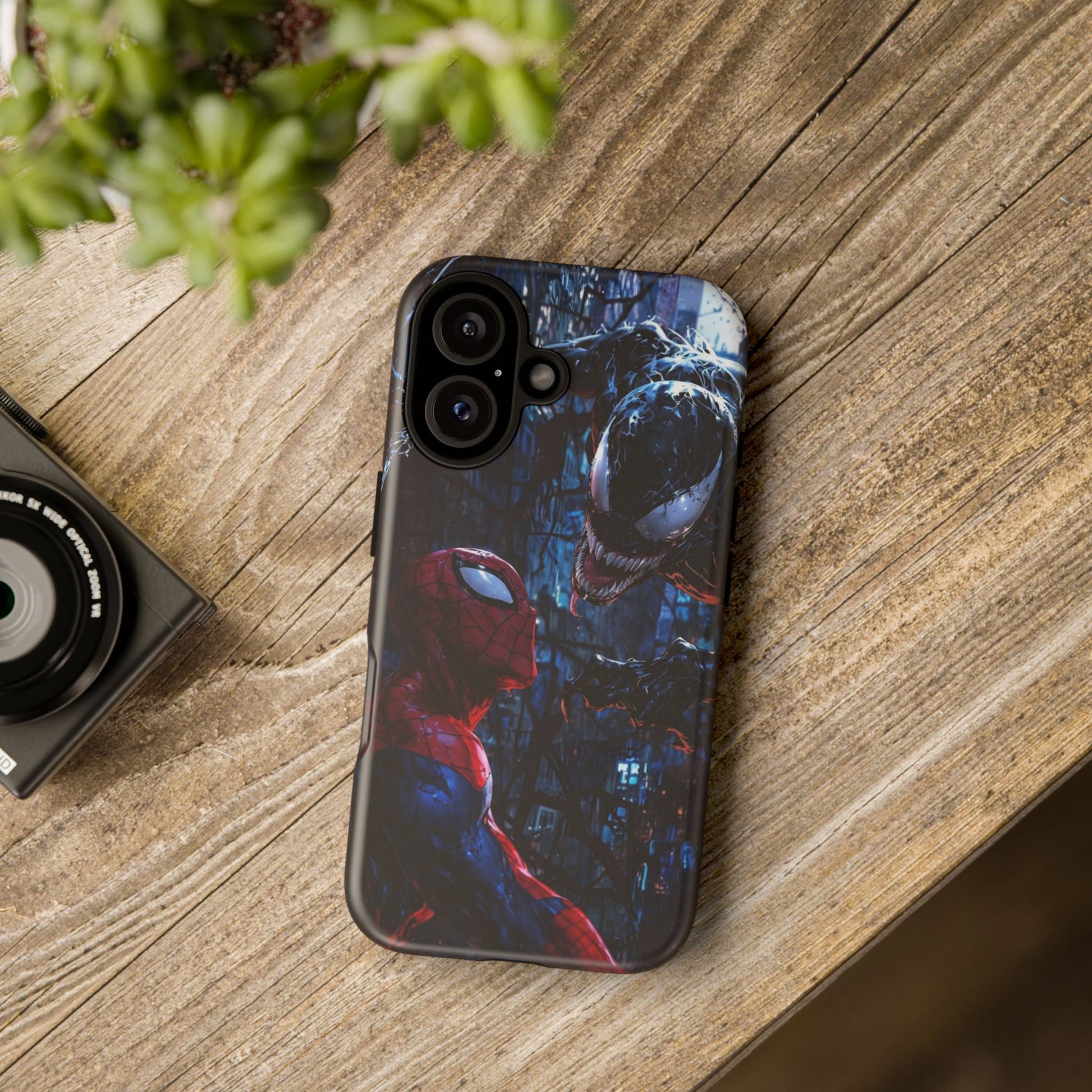Venom x Spiderman Phone Case, Tough Cases for iPhones, Samsung, and Pixel