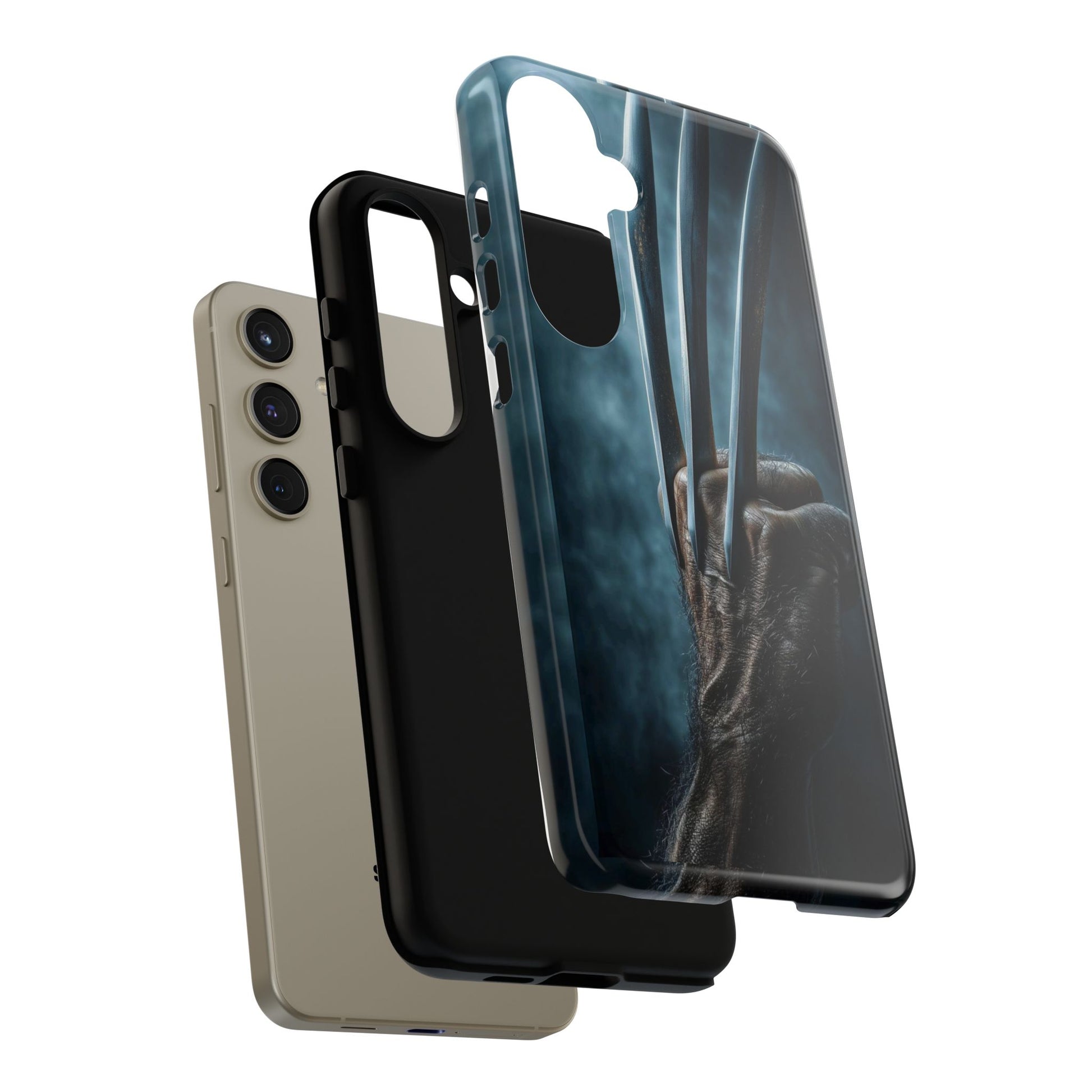 Logan's Claws Wolverine Tough Cases for iPhones, Samsung, and Pixel