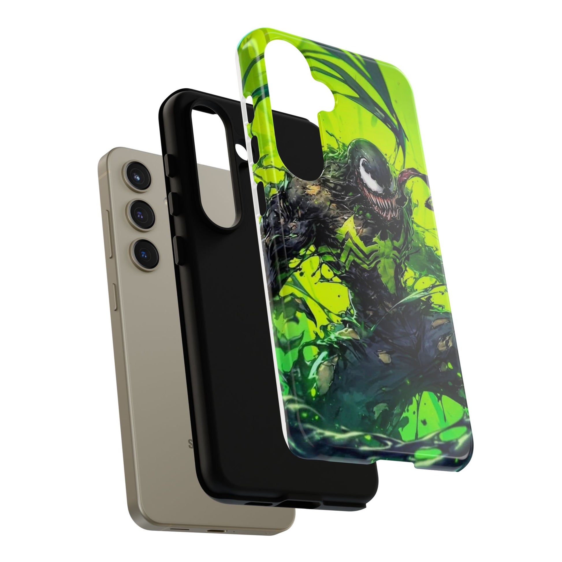 Evil Venom Phone Case, Tough Cases, Marvel Comics Phone for iPhones, Samsung, and Pixel