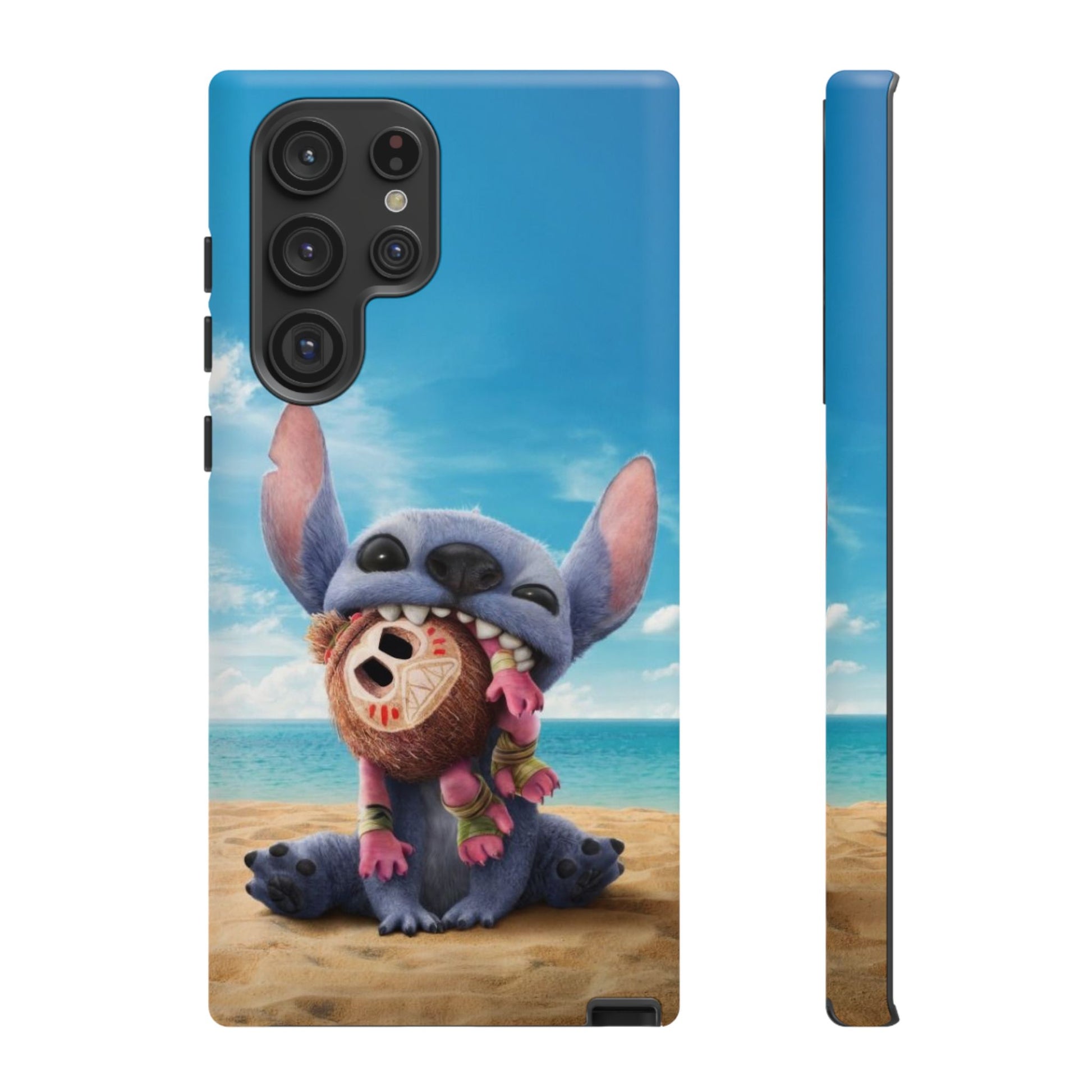 Stitch Beach Sunset Landscape Phone Case for iPhone, Samsung Galaxy, & Pixel Phones
