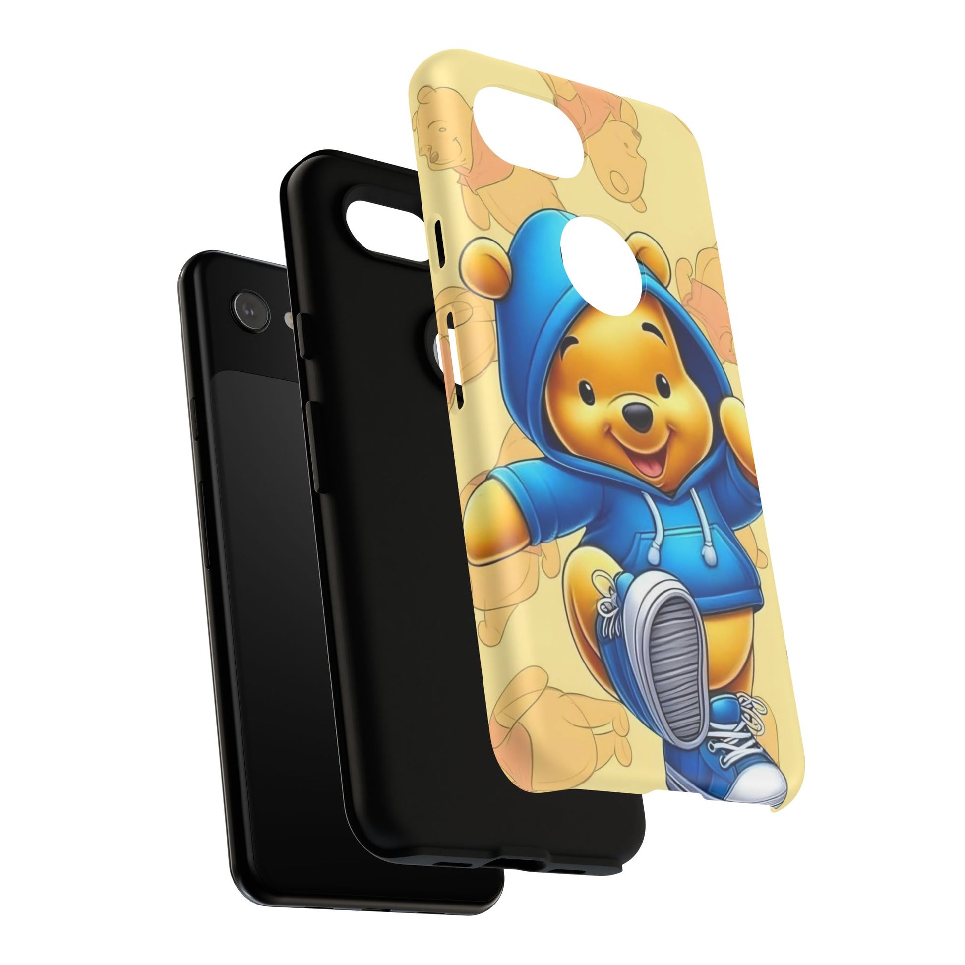 Cute Pooh Bear Phone Case, Tough Case