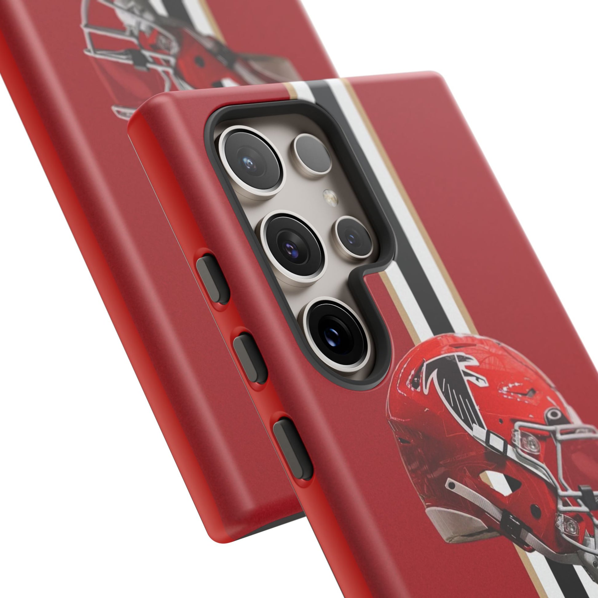 Atlanta Falcons Football Helmet Logo Tough Cases for iPhones, Samsung, and Pixel