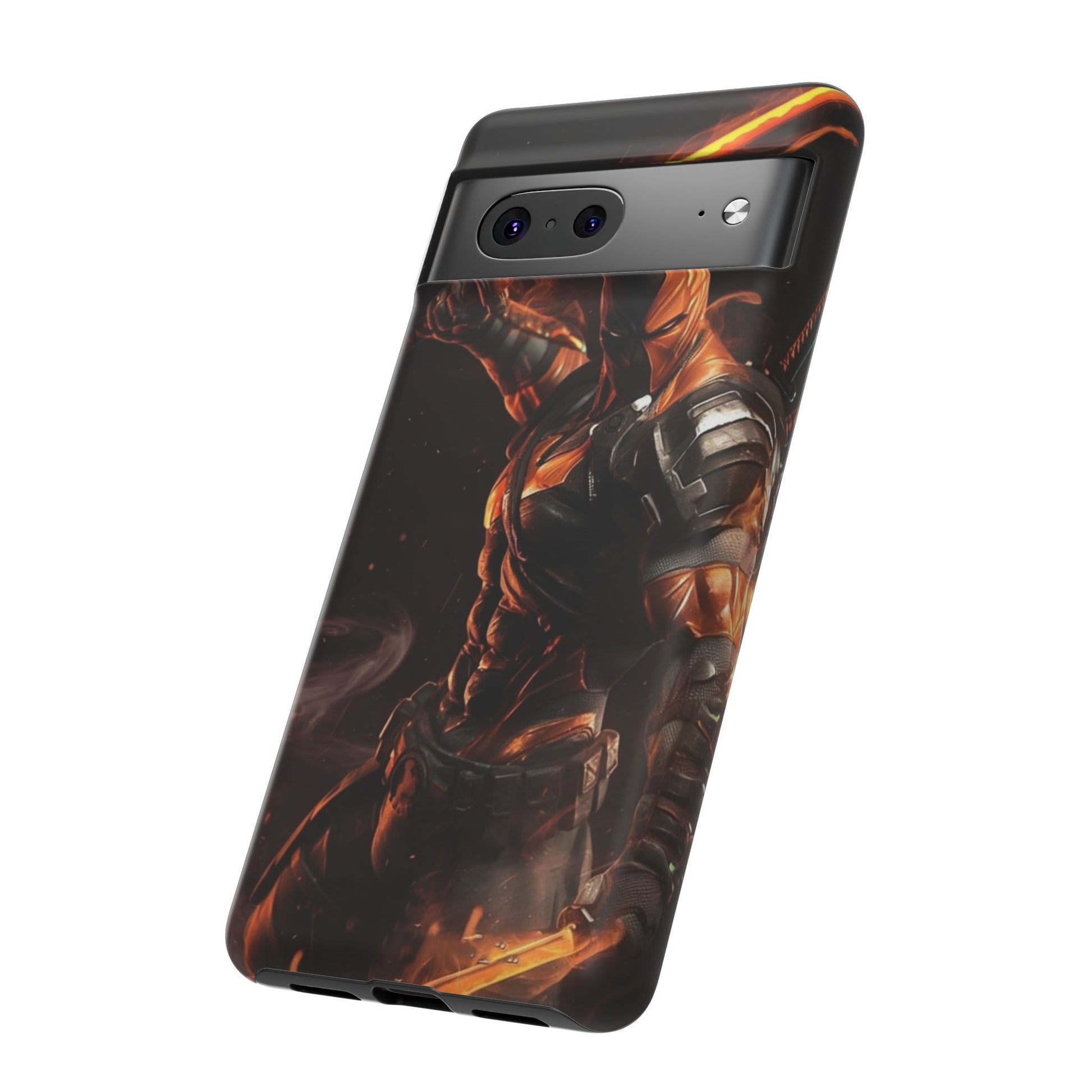 DC Comics Death Stroke Tough Cases for iPhones, Samsung, and Pixel