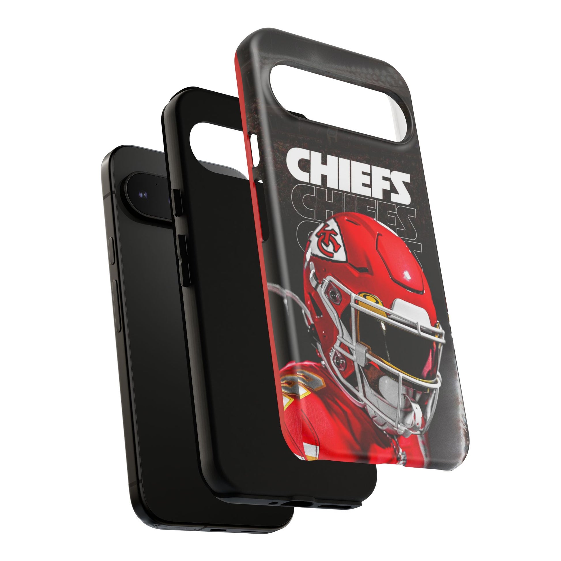 Kansas City Chiefs Football Helmet Logo Tough Cases for iPhones, Samsung, and Pixel