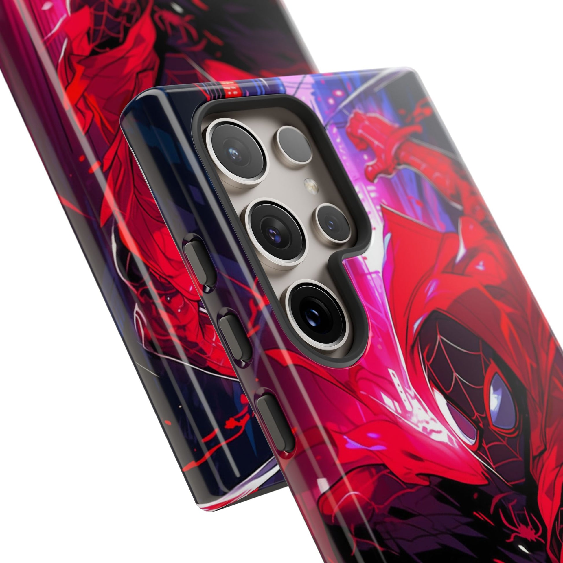 Miles Morales Spiderman Phone Case, Tough Cases for iPhones, Samsung, and Pixel