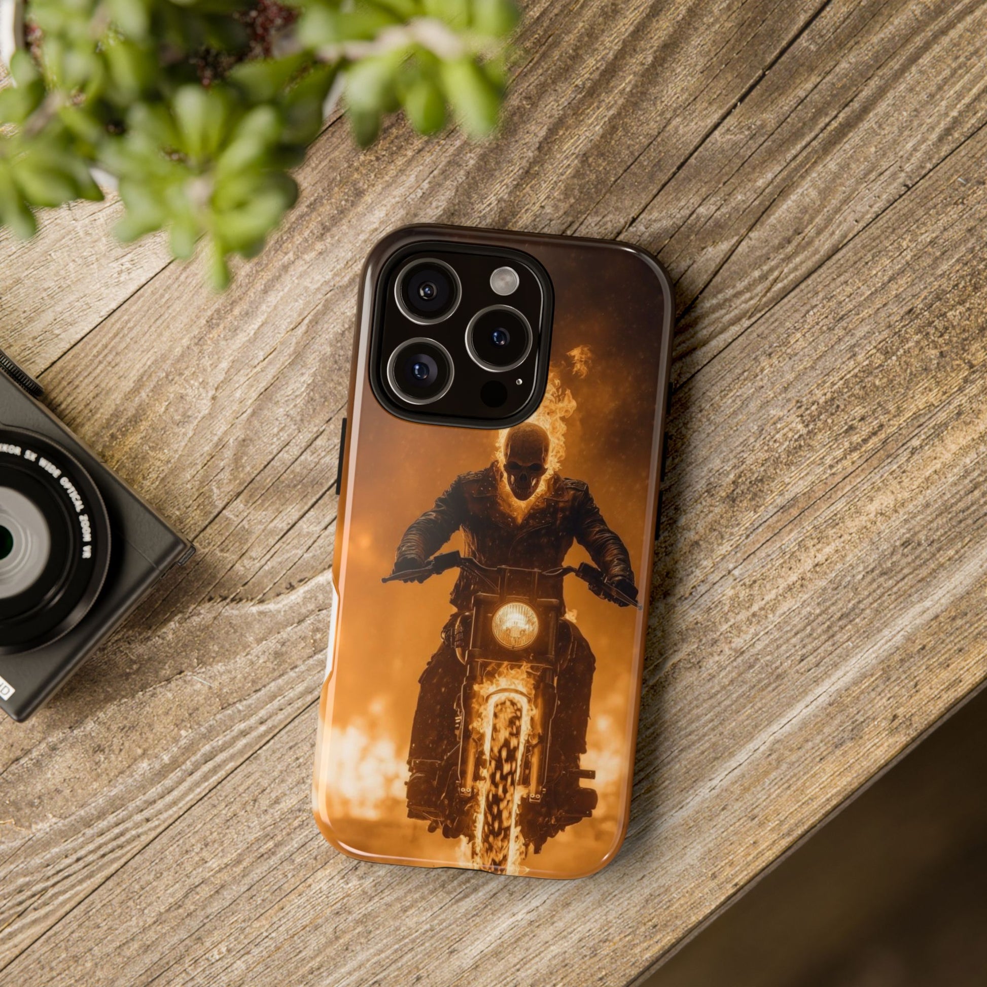 Marvel's Ghostrider Tough Cases for iPhones, Samsung, and Pixel