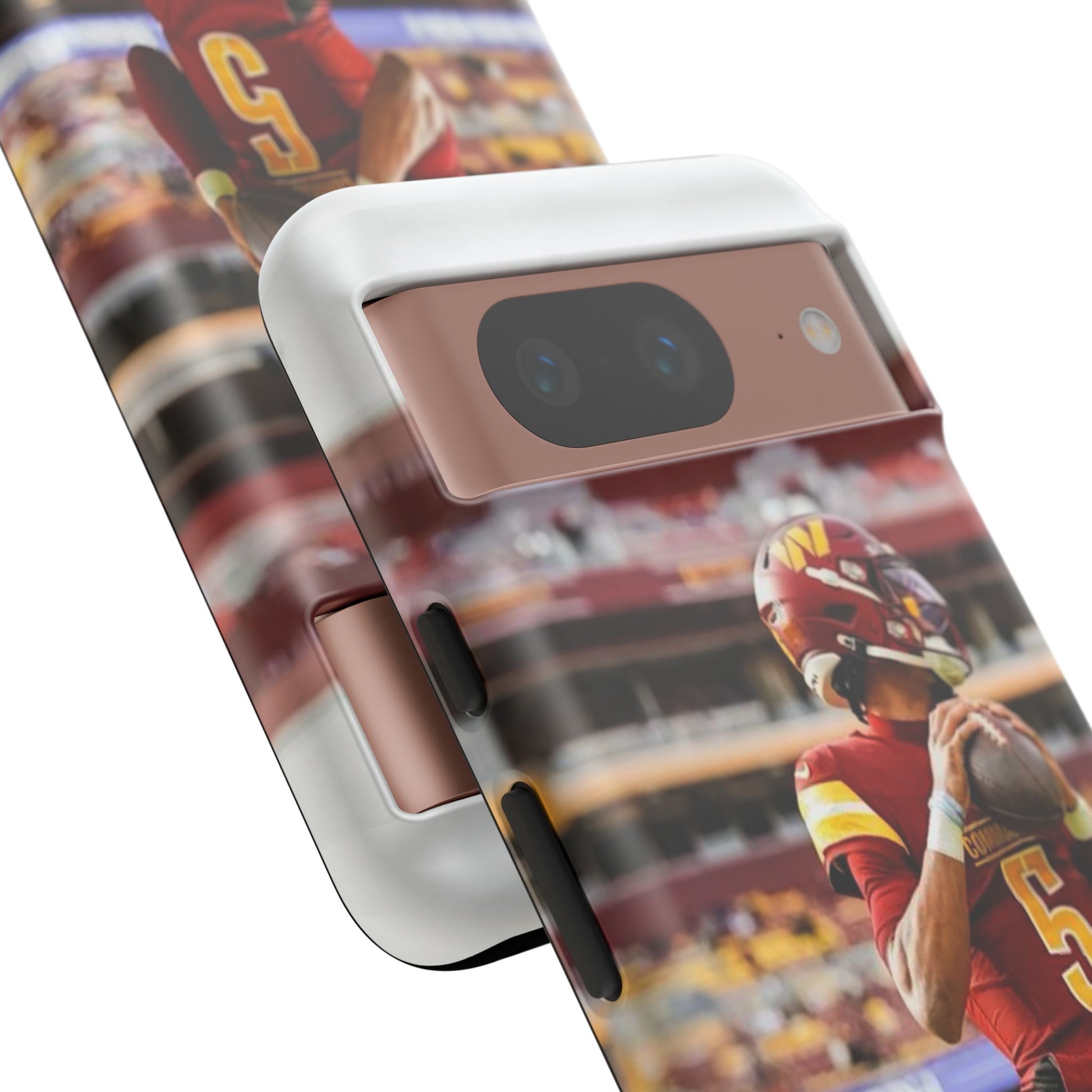 Jayden Daniels Washington Football Tough Cases for iPhones, Samsung, and Pixel