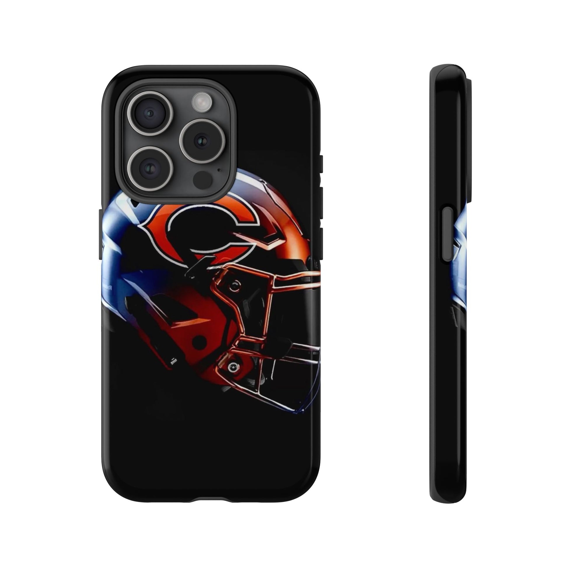 Football Helmet Chicago Bears Phone Case, Tough Cases for iPhones, Samsung, and Pixel