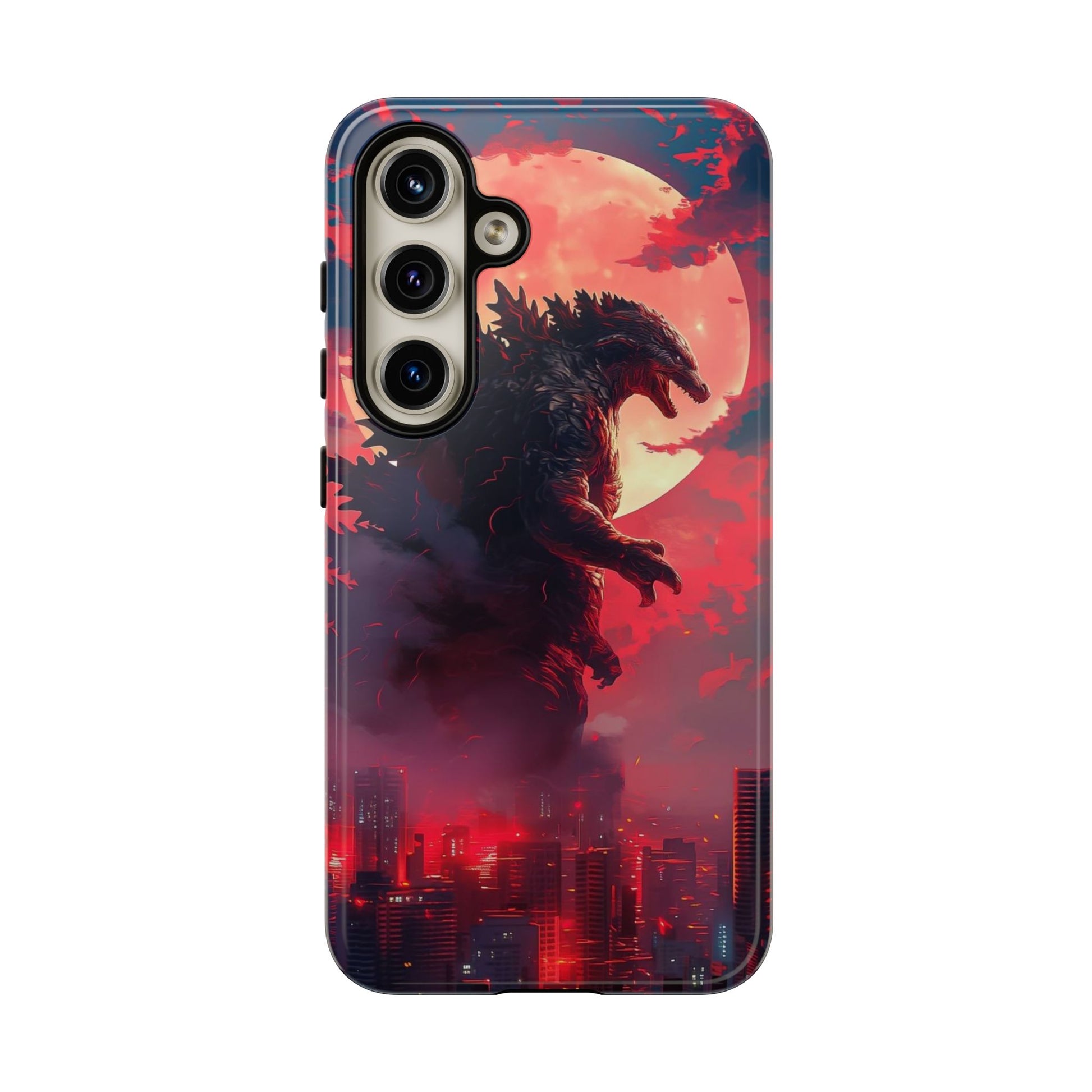 King of Monsters Godzilla Tough Phone Cases for iPhones, Samsung, and Pixel